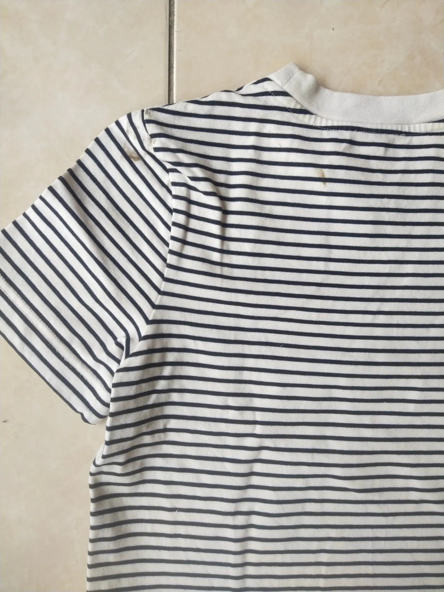 Cos COS Black and White Striped Woman Tee Size XS / US 0-2 / IT 36-38 - 4 Thumbnail