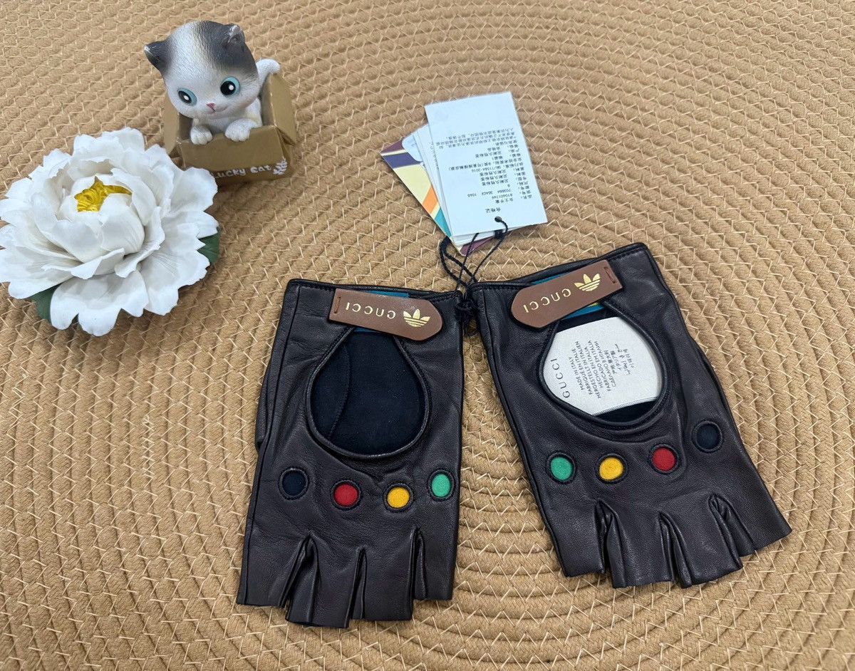 Adidas × Gucci Gucci x Adidas leather gloves | Grailed