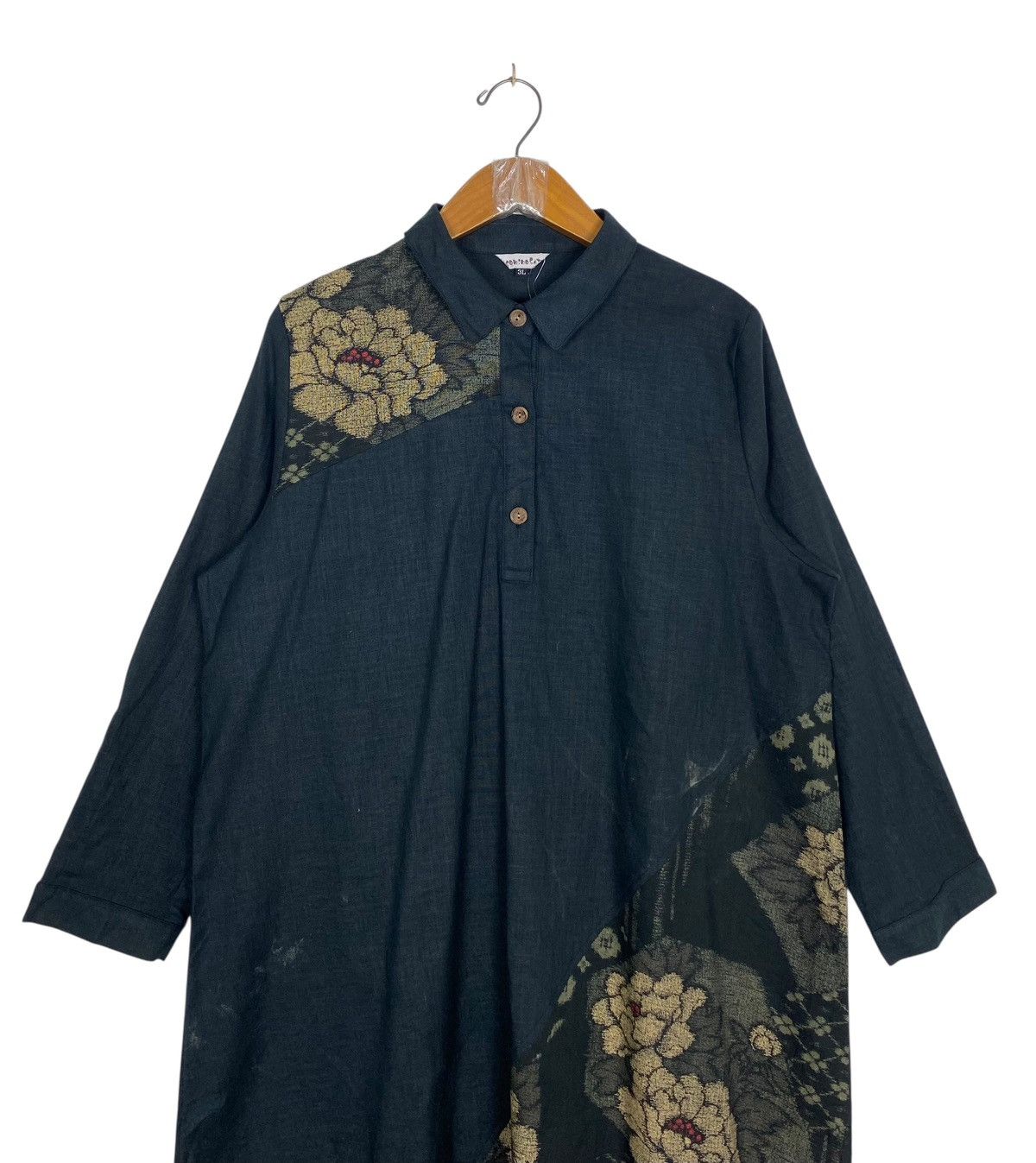 Japanese Brand Rare‼️ Vintage Nagominosato Long Blouse Made in Japan Size L / US 10 / IT 46 - 2 Thumbnail