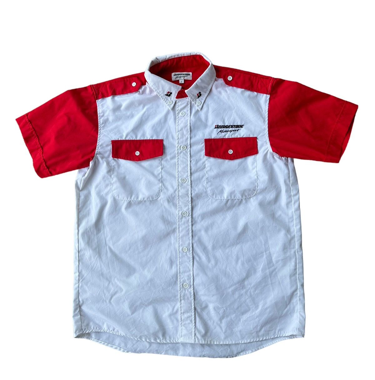 Japanese Brand Bridgestone motorsports shirts Size US L / EU 52-54 / 3 - 5 Thumbnail