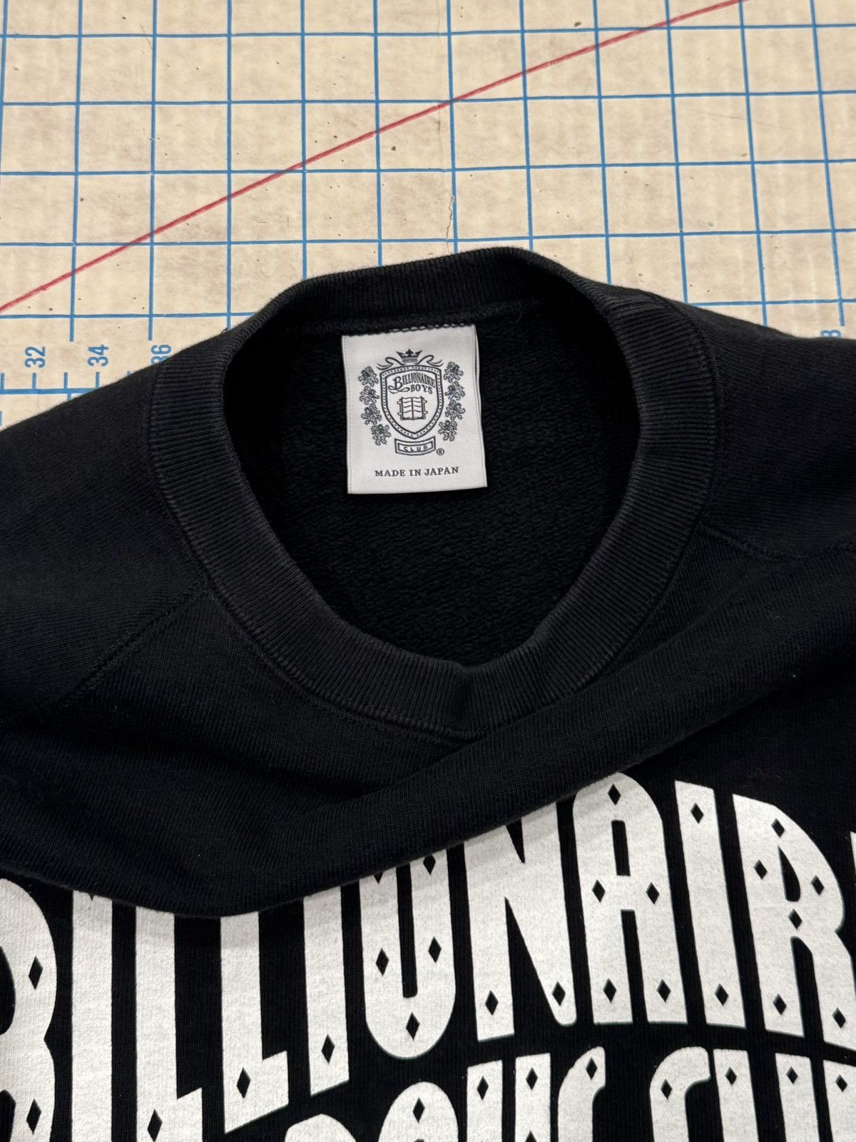 Billionaire Boys Club Billionaire Boys Club Black Spell Out Crewneck Made in Japan Size US M / EU 48-50 / 2 - 4 Thumbnail