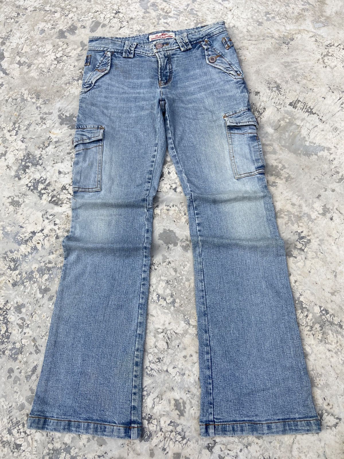 Beauty Beast × Japanese Brand × Le Grande Bleu (L.G.B.) Raur edge denim pants cargo Size 27" / US 4 / IT 40 - 1 Thumbnail