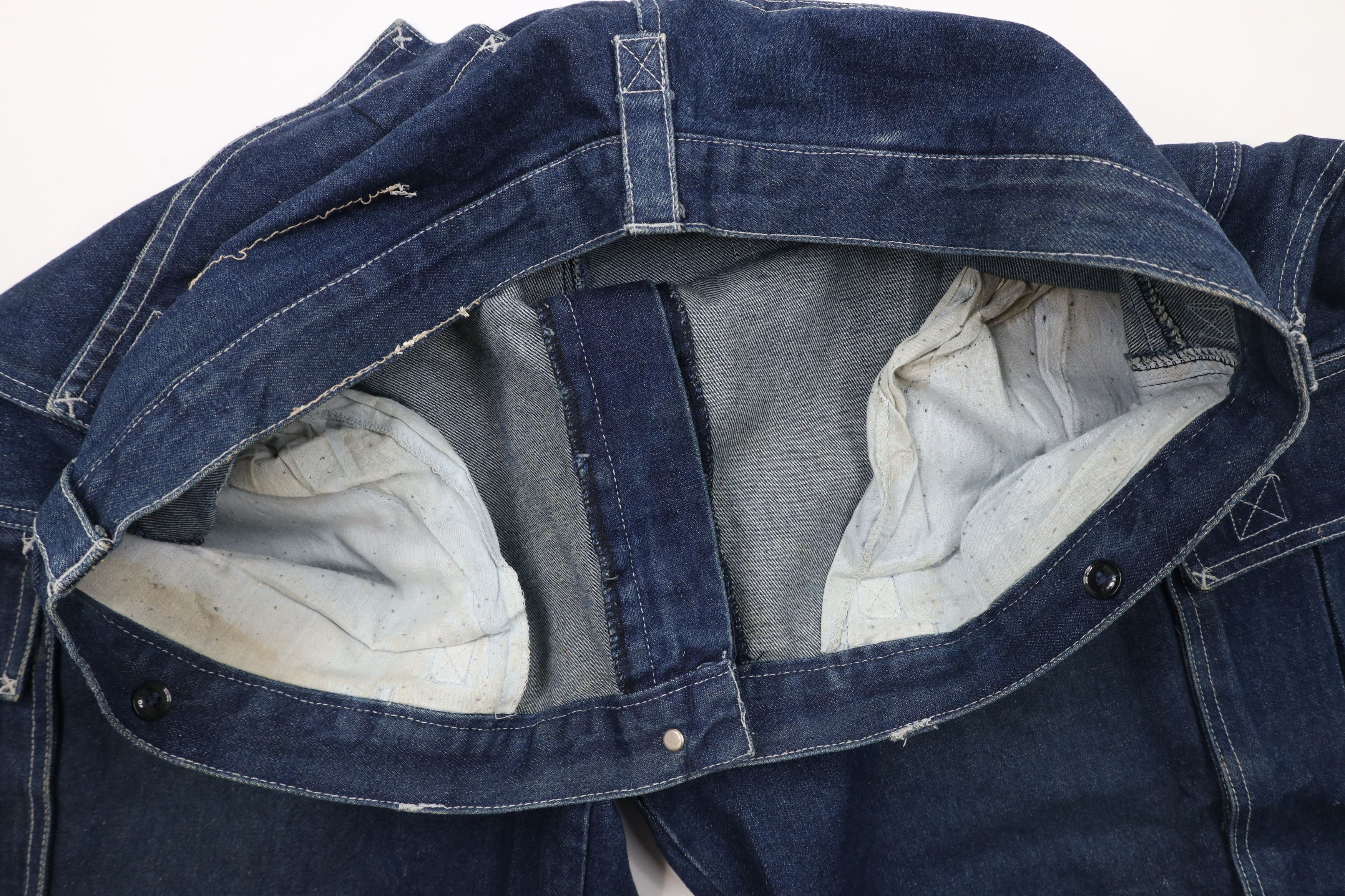 Vintage Vintage 90s Streetwear Baggy Fit Denim Cargo Shorts Jorts Size US 42 / EU 58 - 11 Thumbnail