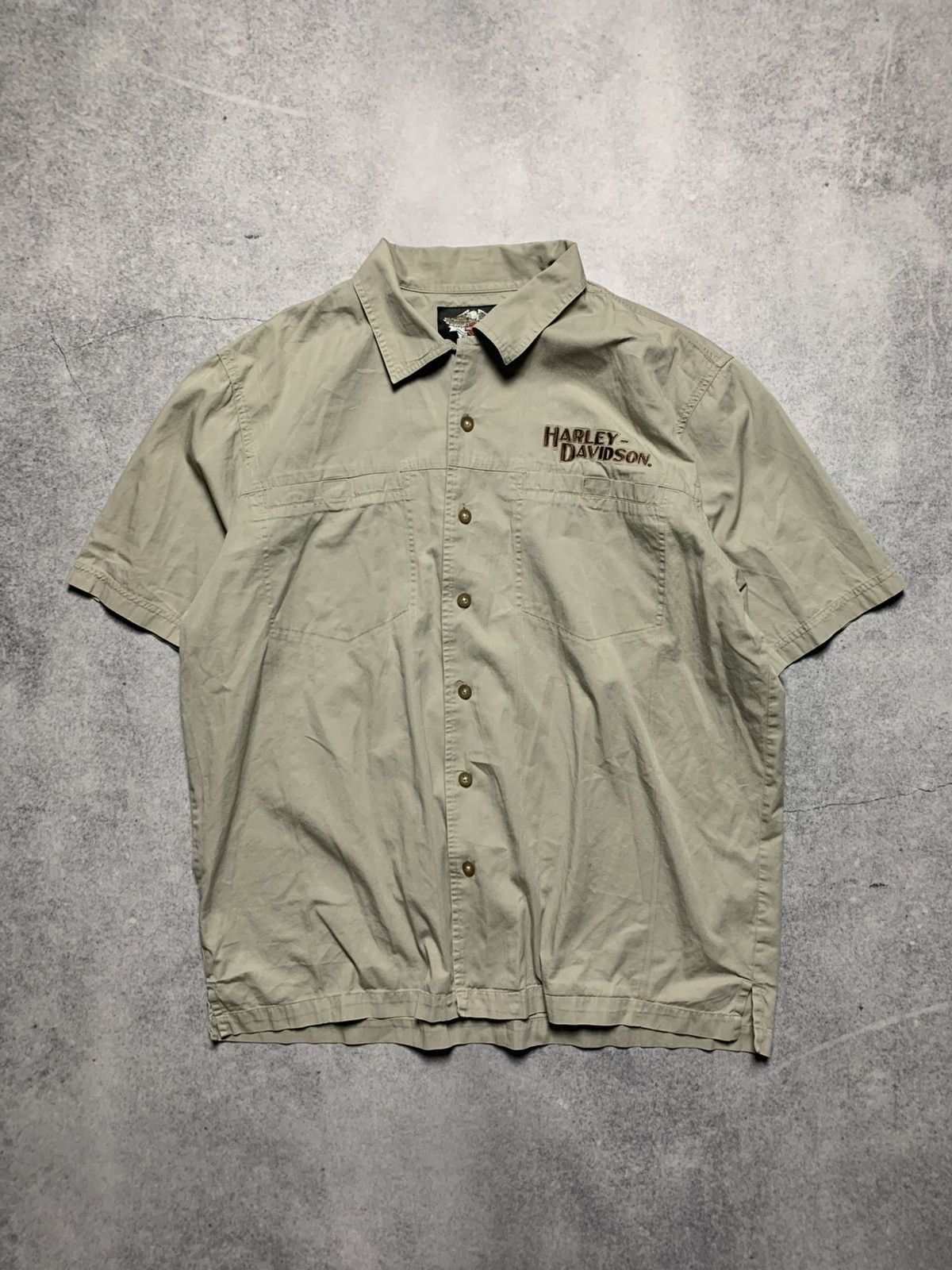 Harley Davidson Vintage Y2K Harley Davidson Racing Motorcycle Shirt Size US XL / EU 56 / 4 - 1 Thumbnail