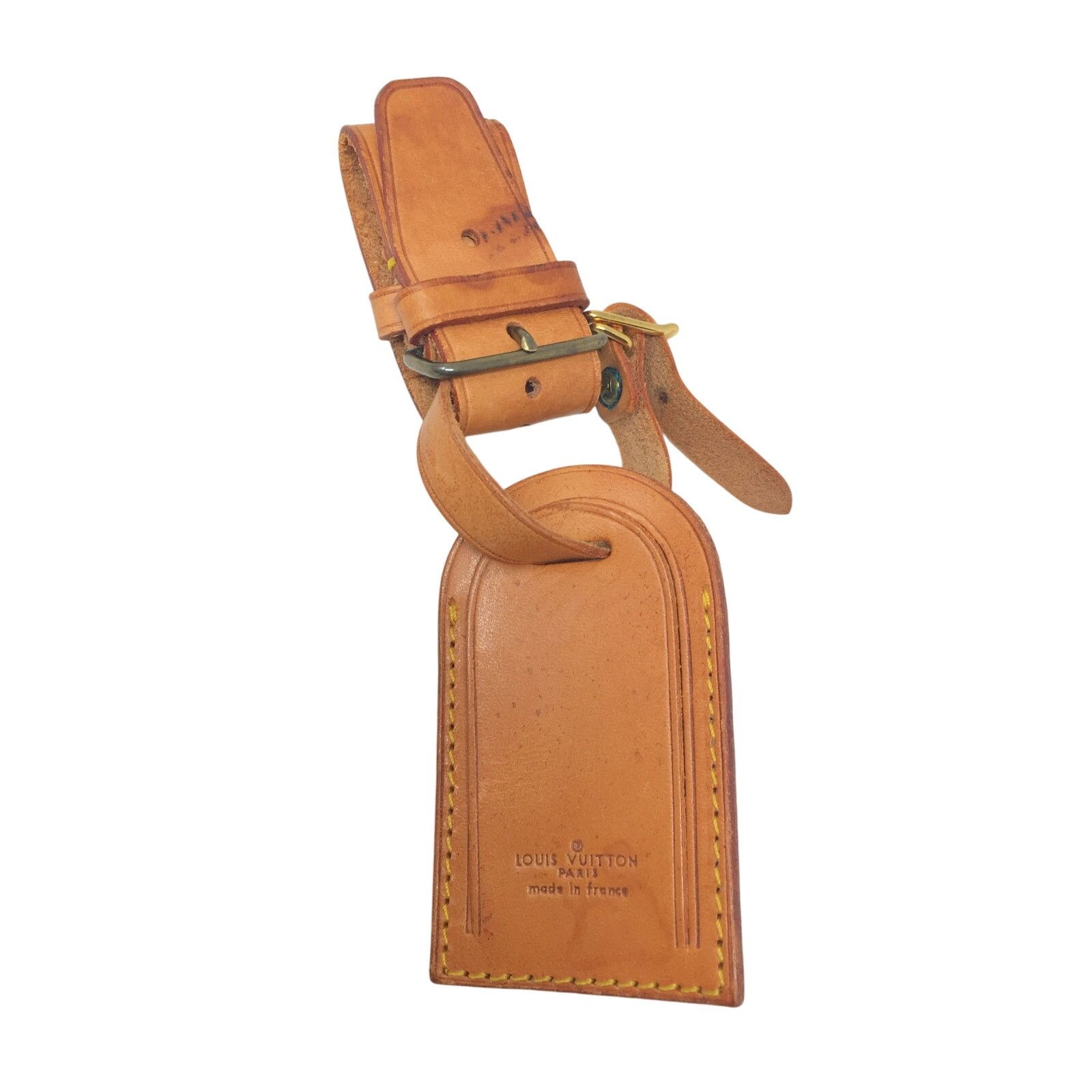 Louis Vuitton Louis Vuitton Leather Luggage Tag and Poignet Bracelet Set Size ONE SIZE - 1 Thumbnail