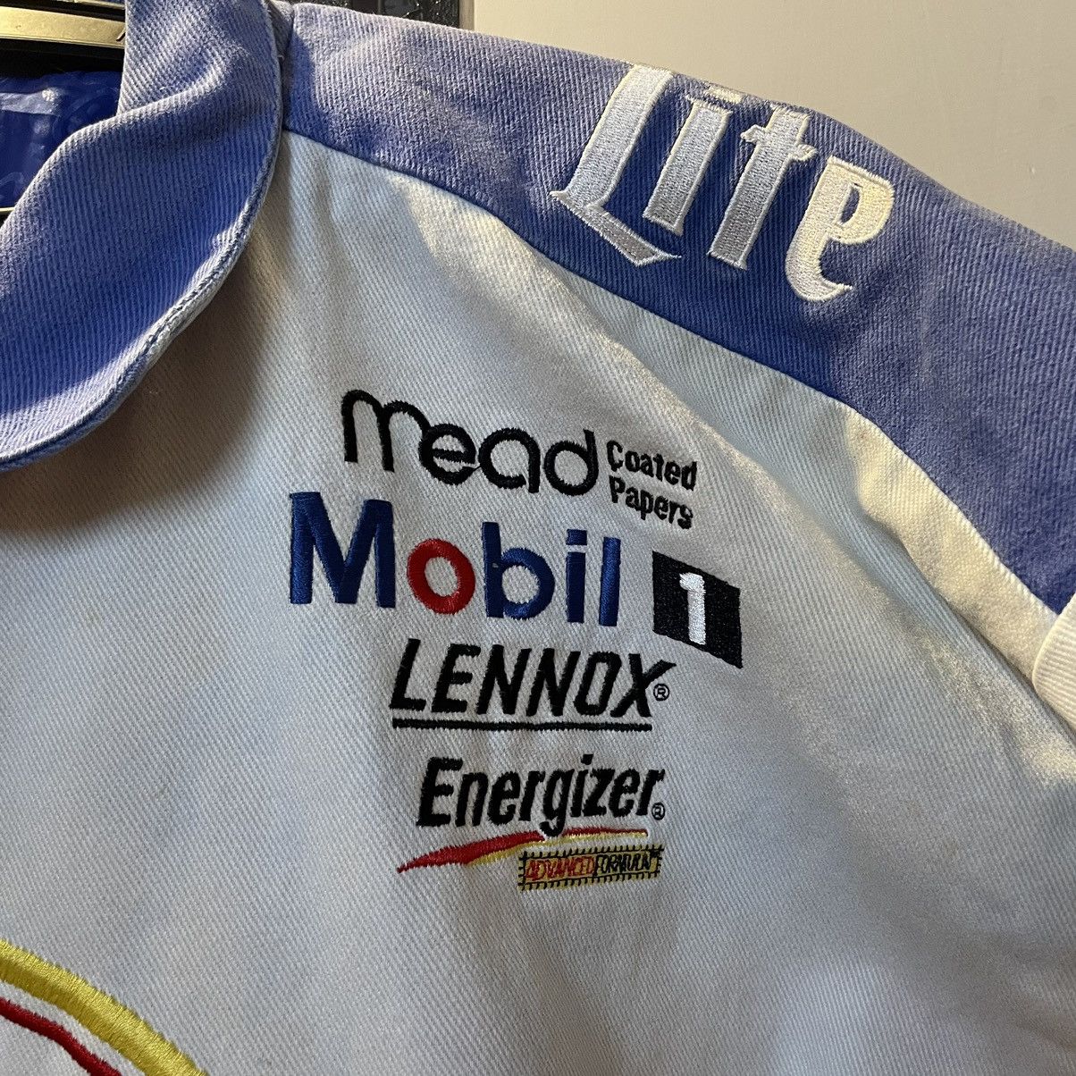 Jeff Hamilton Vintage Jeff Hamilton Miller Lite Nascar Jacket Size US L / EU 52-54 / 3 - 12 Thumbnail
