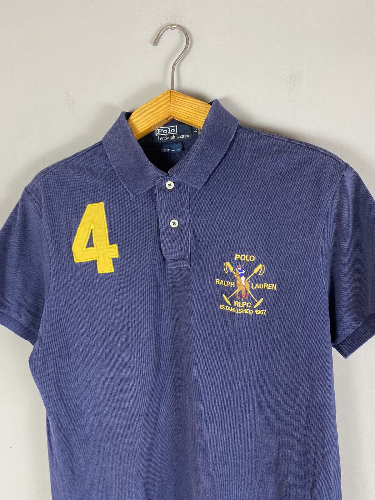 Ralph Lauren Vintage 90s polo Ralph Lauren tee T-shirt polo Size US L / EU 52-54 / 3 - 5 Thumbnail