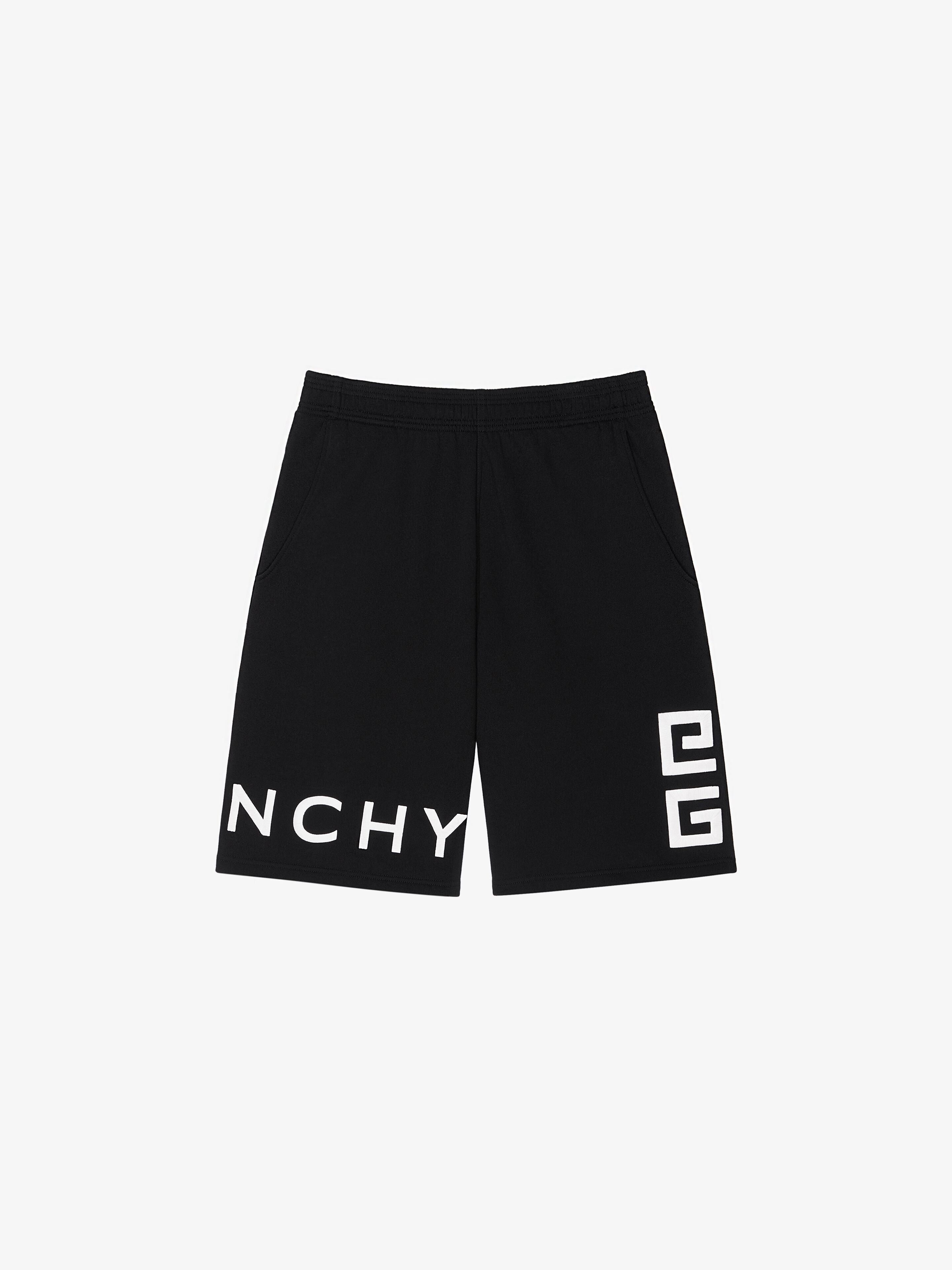 Givenchy o1w1db10925 Boxing Fit Embroidered Shorts in Black Size US 36 / EU 52 - 1 Thumbnail