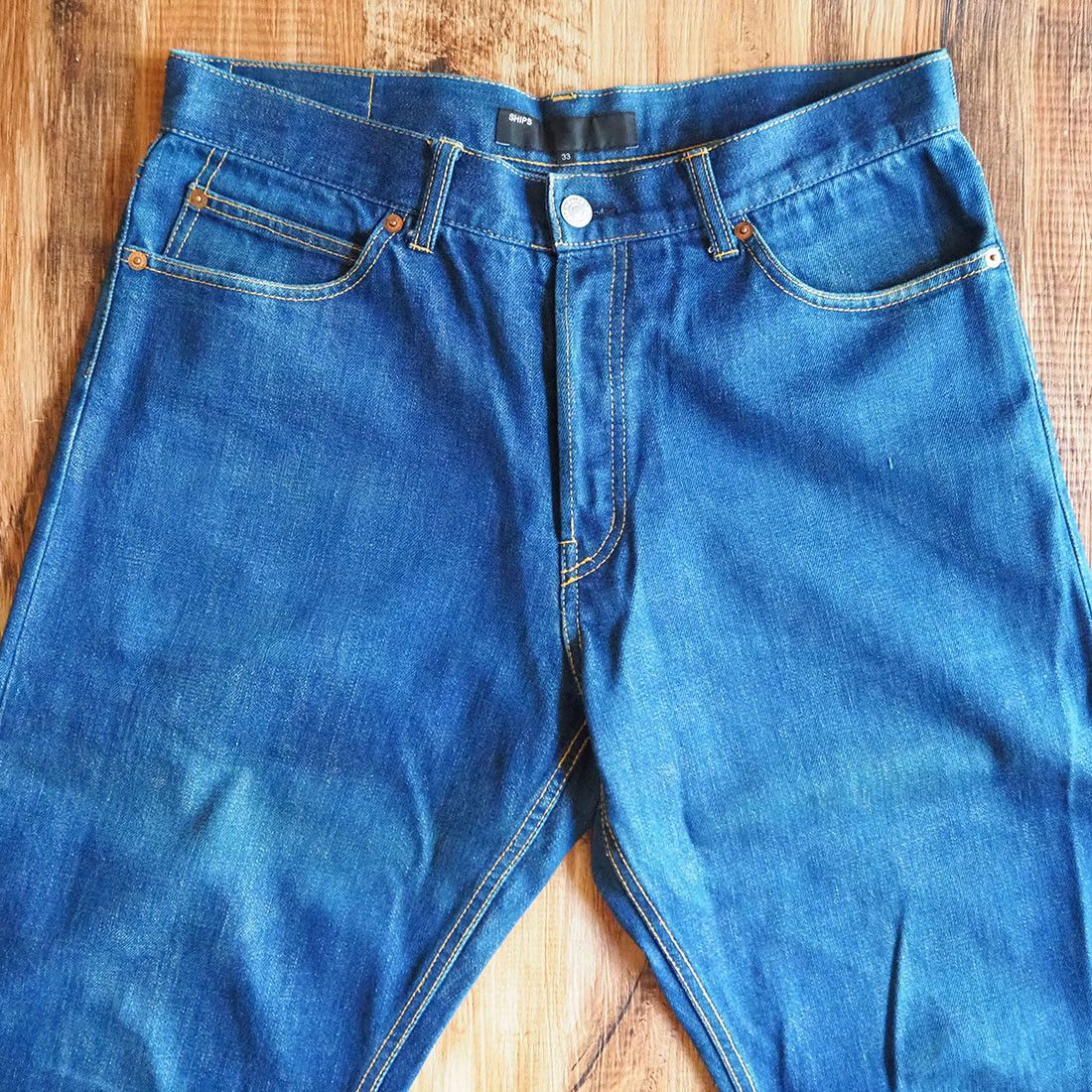SHIPS SHIPS 801-13-0411 W33 x L32 Selvedge Jeans Size US 33 - 3 Thumbnail