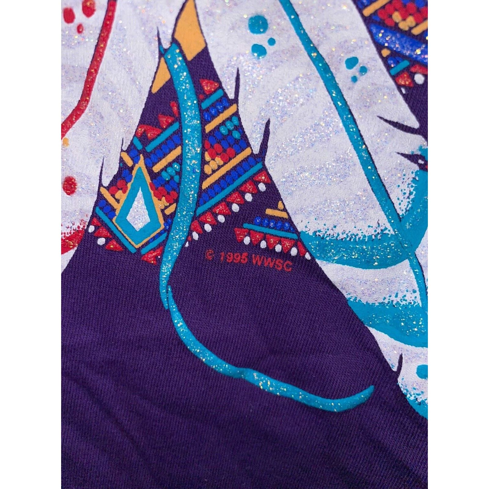 Jerzees Vintage Black Hills Shirt Native American Tee 90s VTG L Size US L / EU 52-54 / 3 - 6 Thumbnail