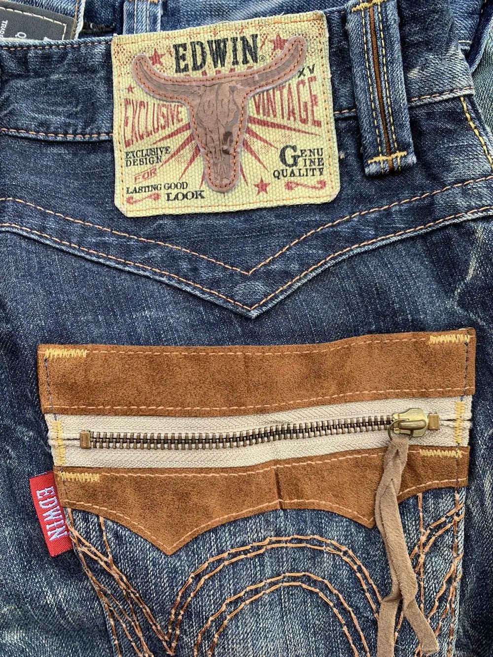 Edwin VINTAGE EDWIN BUFFALO HEAD.🔥🔥🔥 Size US 32 / EU 48 - 10 Thumbnail