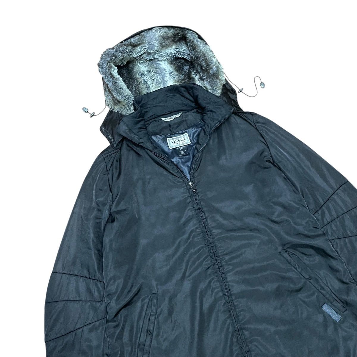 Versace Versace Fur Hooded Thermore Puffer Jacket Size US M / EU 48-50 / 2 - 2 Thumbnail