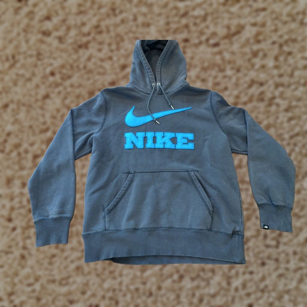 Nike VINTAGE Nike Air Hoodie Sweatshirt Pullover Athletic Gray Men's Large L Size US L / EU 52-54 / 3 - 1 Thumbnail