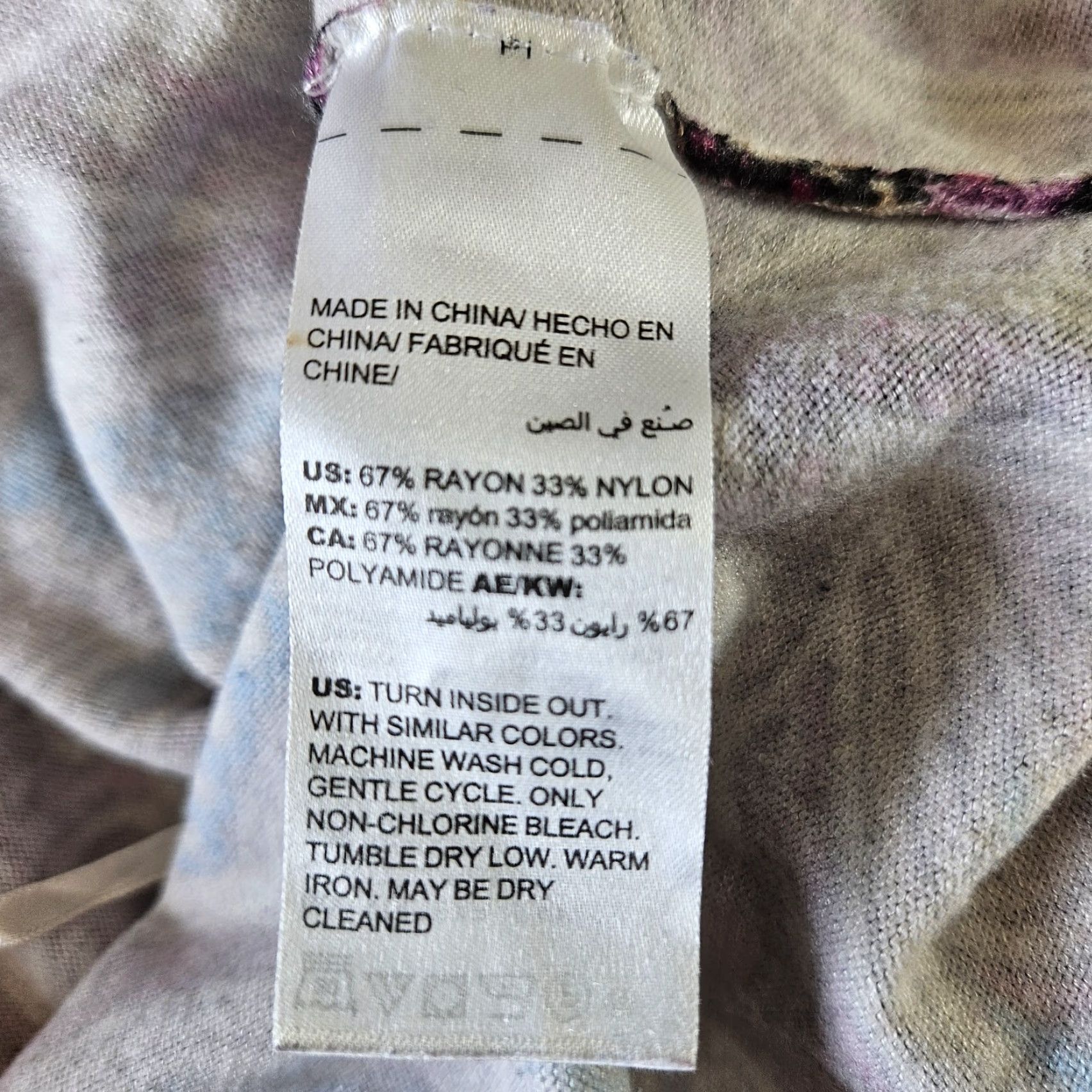 Vintage Chico's Womens Sweater L Blue Purple Paisley Long Sleeve Rayon Blend Pullover Adults Womens Size L / US 10 / IT 46 - 4 Thumbnail