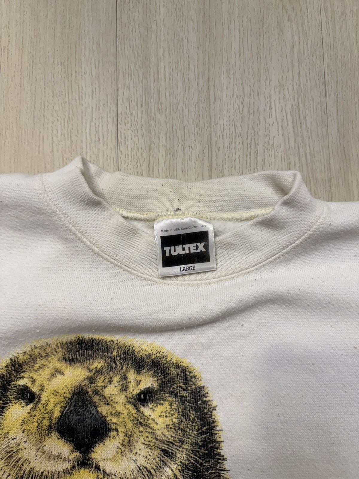 Tultex Vintage Sea Otter Crewneck Sweatshirt Made in USA Size US L / EU 52-54 / 3 - 5 Thumbnail