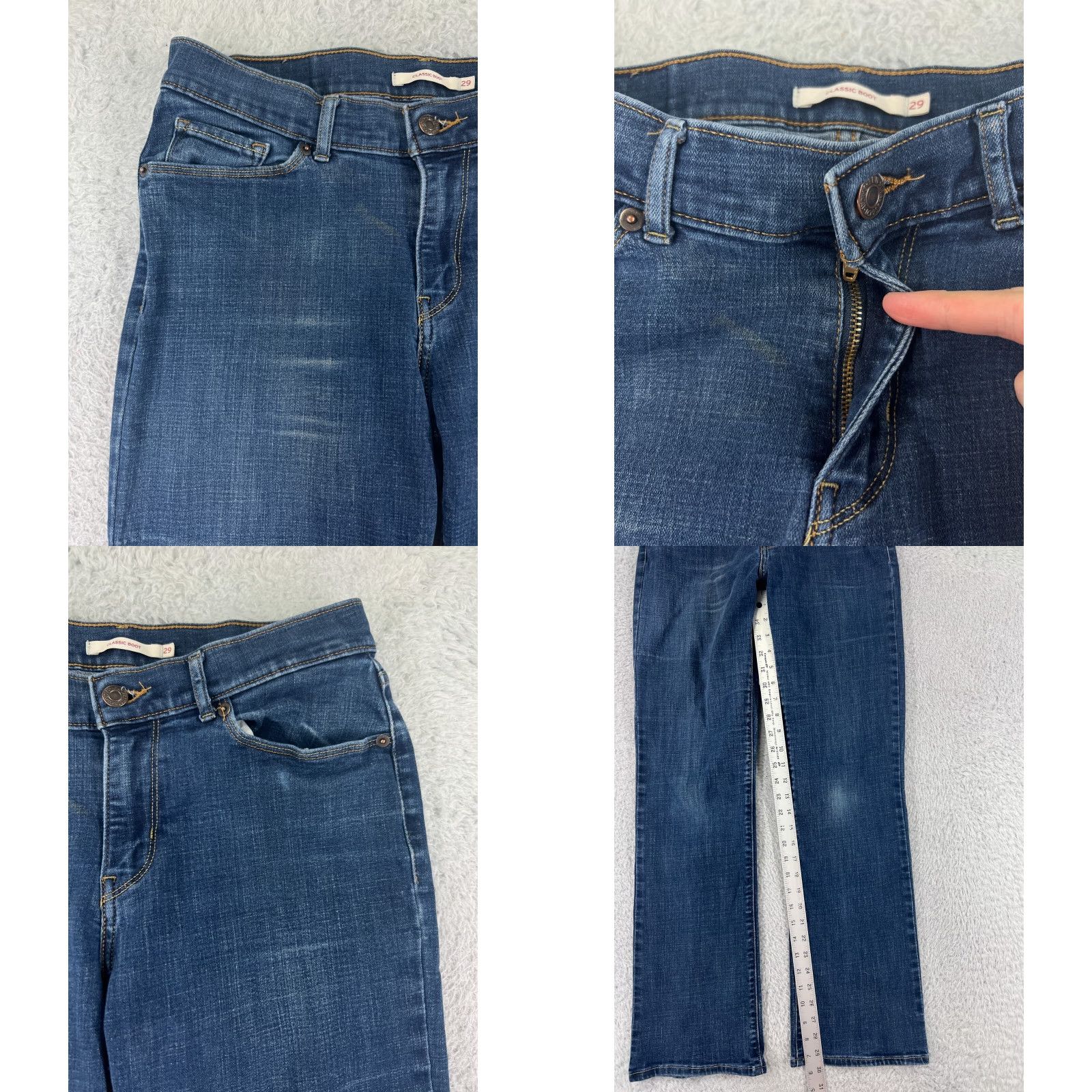 Levi's Levi's Jeans Women 29 Blue Bootcut High Rise 30in Inseam Denim 5-Pocket Womens Size 29" - 8 Thumbnail