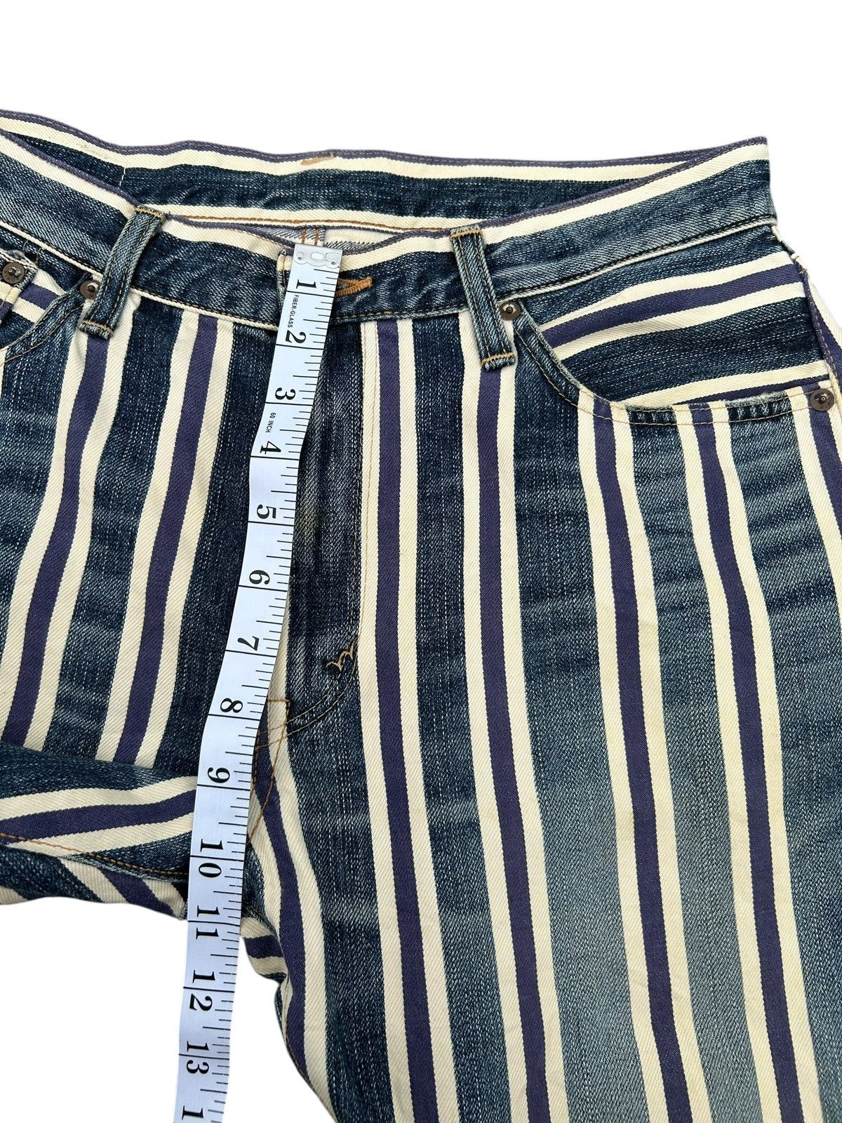 Kapital Vintage Edwin 505 Selvedge Stripe Japanese Denim Jeans Size US 32 / EU 48 - 14 Thumbnail