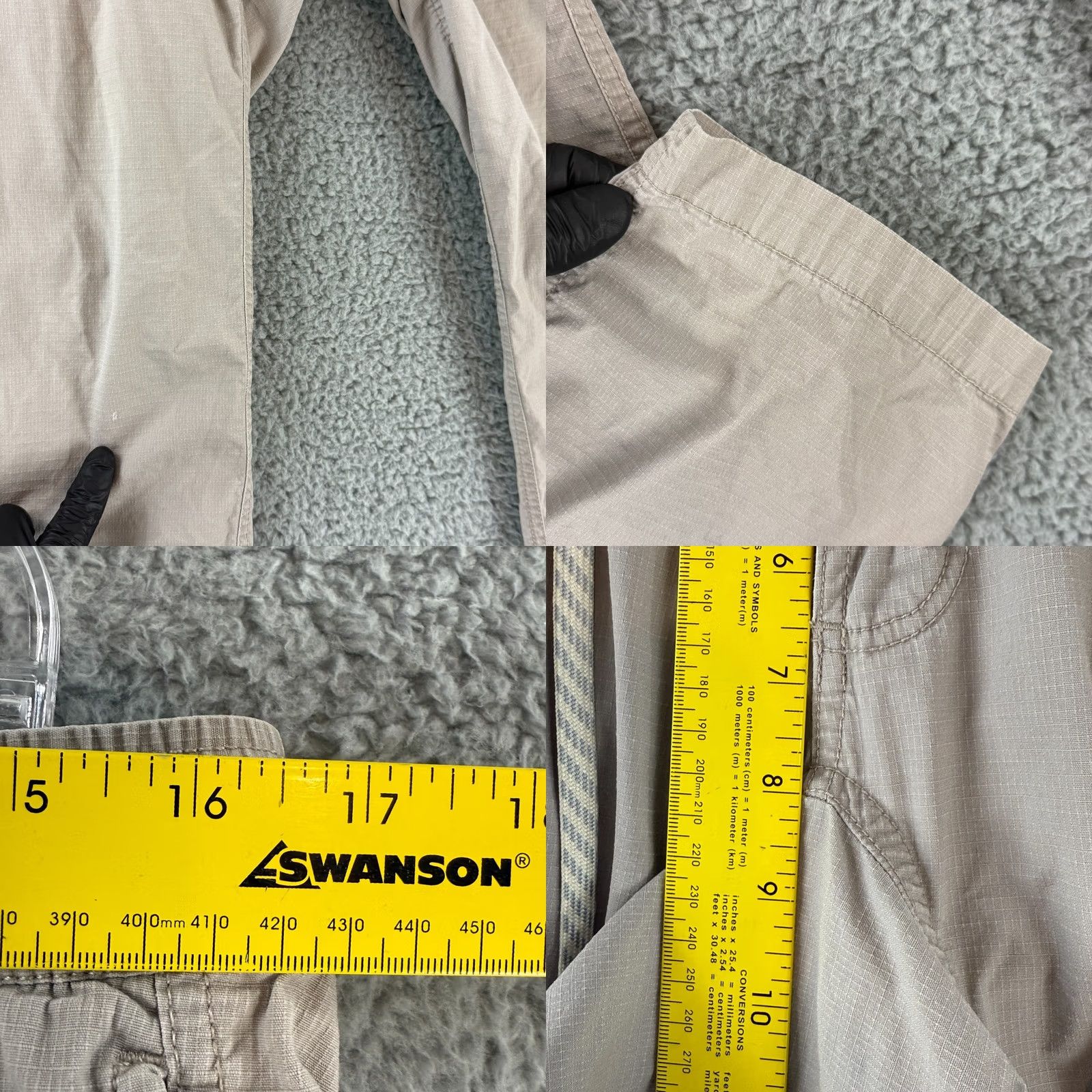 Vuori Vuori Ripstop Pants Mens Large Beige Straight Leg Hiking Outdoor Lightweight Size US 33 - 8 Thumbnail