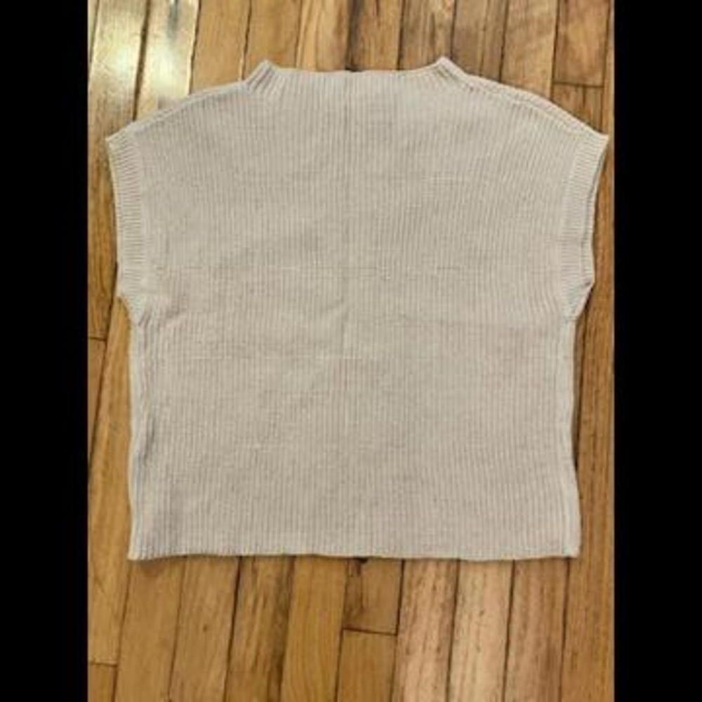 Designer Ugerlove Beige Ribbed Knit Top & Joggers Set - SZ XS NWT Size ONE SIZE - 2 Thumbnail