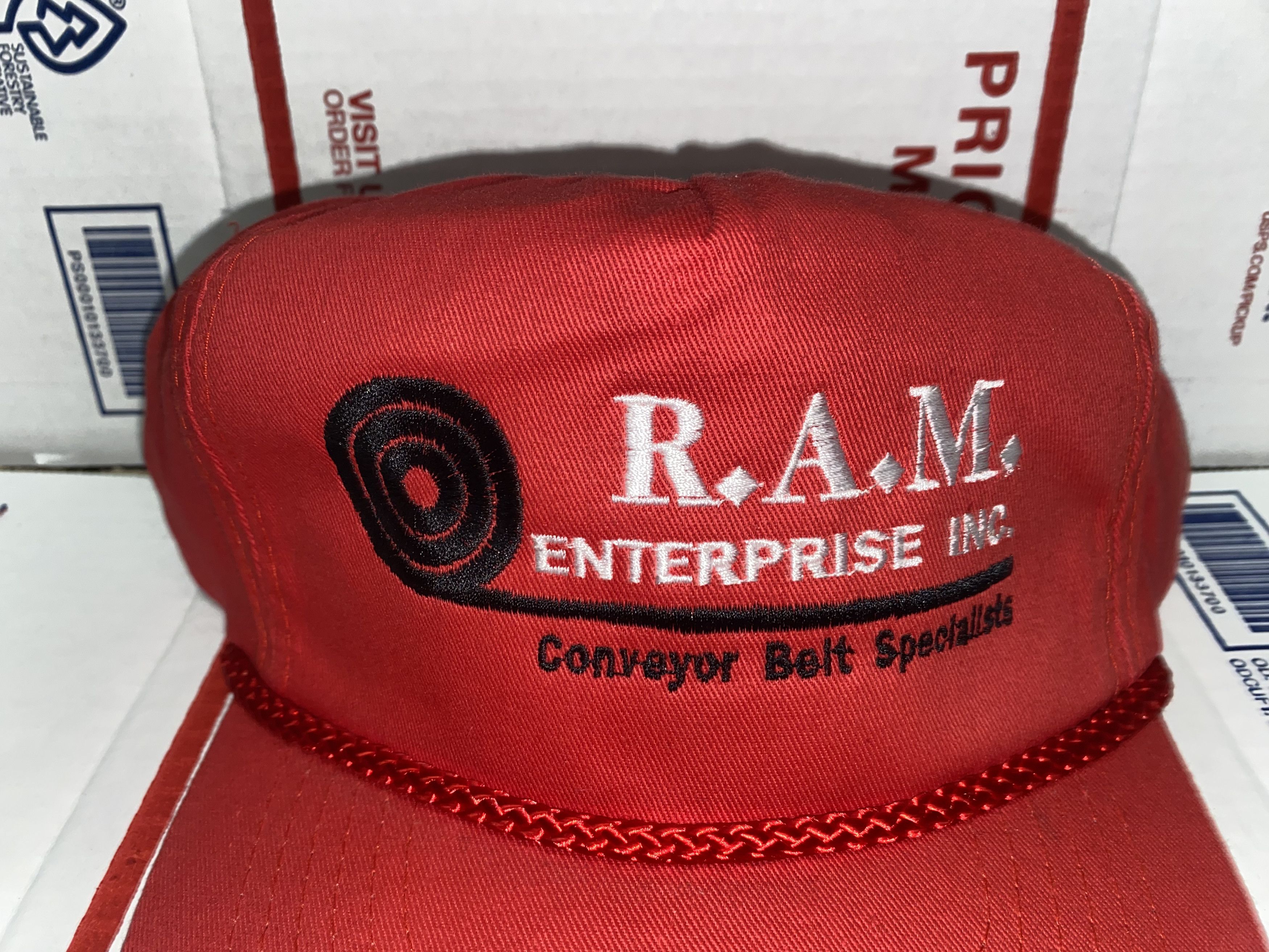 Vintage RAM Enterprise Inc.Conveyor Belt Specialist Hat CAp Snapback Size ONE SIZE - 2 Thumbnail