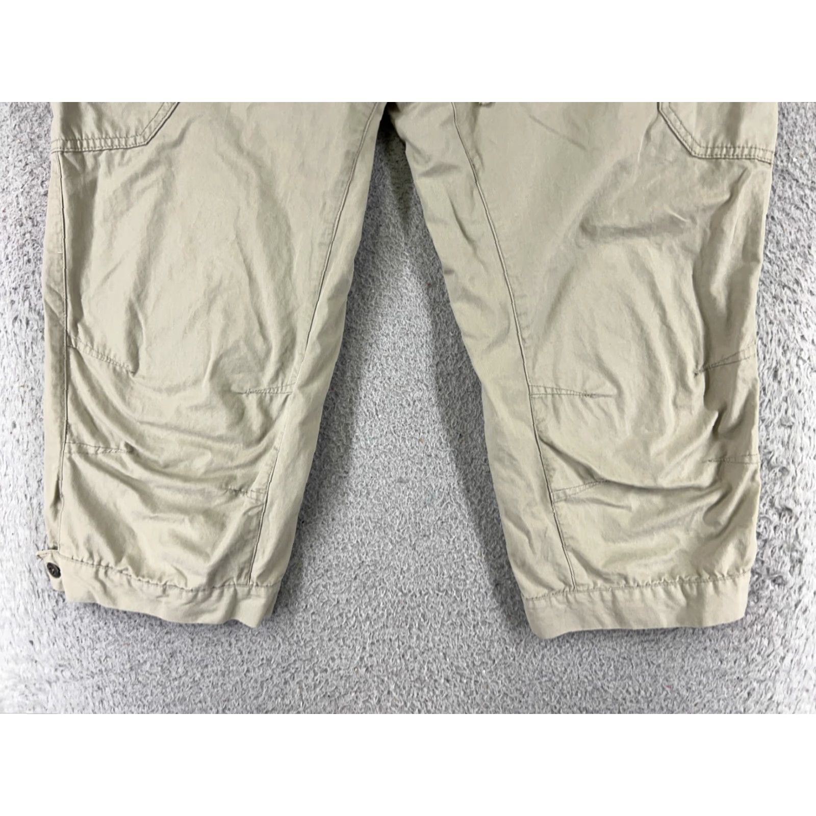 Patagonia Patagonia Pants Women 14 Beige Mandala Capris 100% Cotton Cargo Drawstring 34x21 Capris Womens 14 Beige Mandala 100% Cotton Patagonia Pants Size 36" / US 14 / IT 50 - 2 Thumbnail