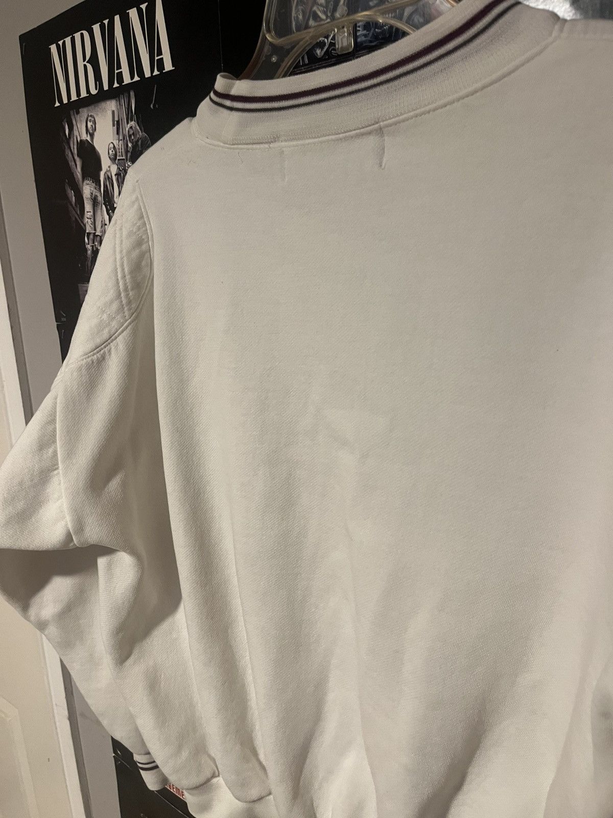 Bugle Boy Vintage 90s Bugle Boy Cropped Padded embroidered Sweater Size S / US 4 / IT 40 - 10 Thumbnail