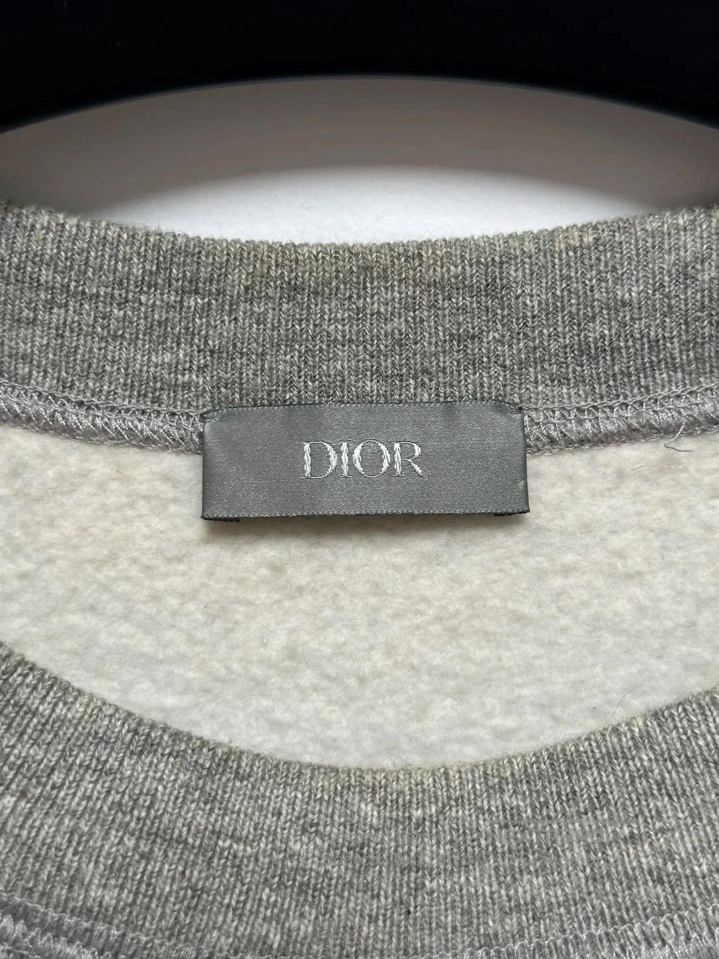 Sacai Dior Sacai Grey Logo Patch Sweatshirt. Size US M / EU 48-50 / 2 - 4 Thumbnail