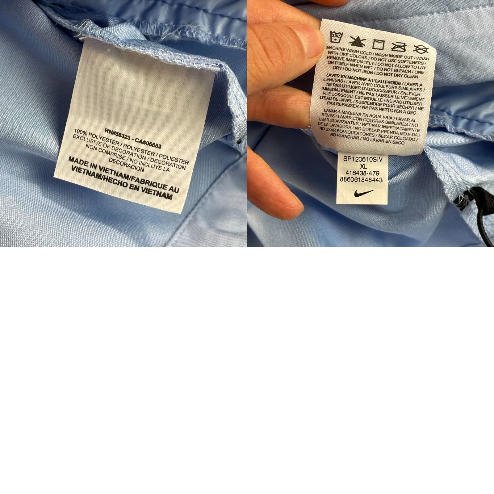Nike Nike Wind 1/4 Zip Golf Top Men XL Blue NWOT Sport Jacket Size US XL / EU 56 / 4 - 8 Thumbnail