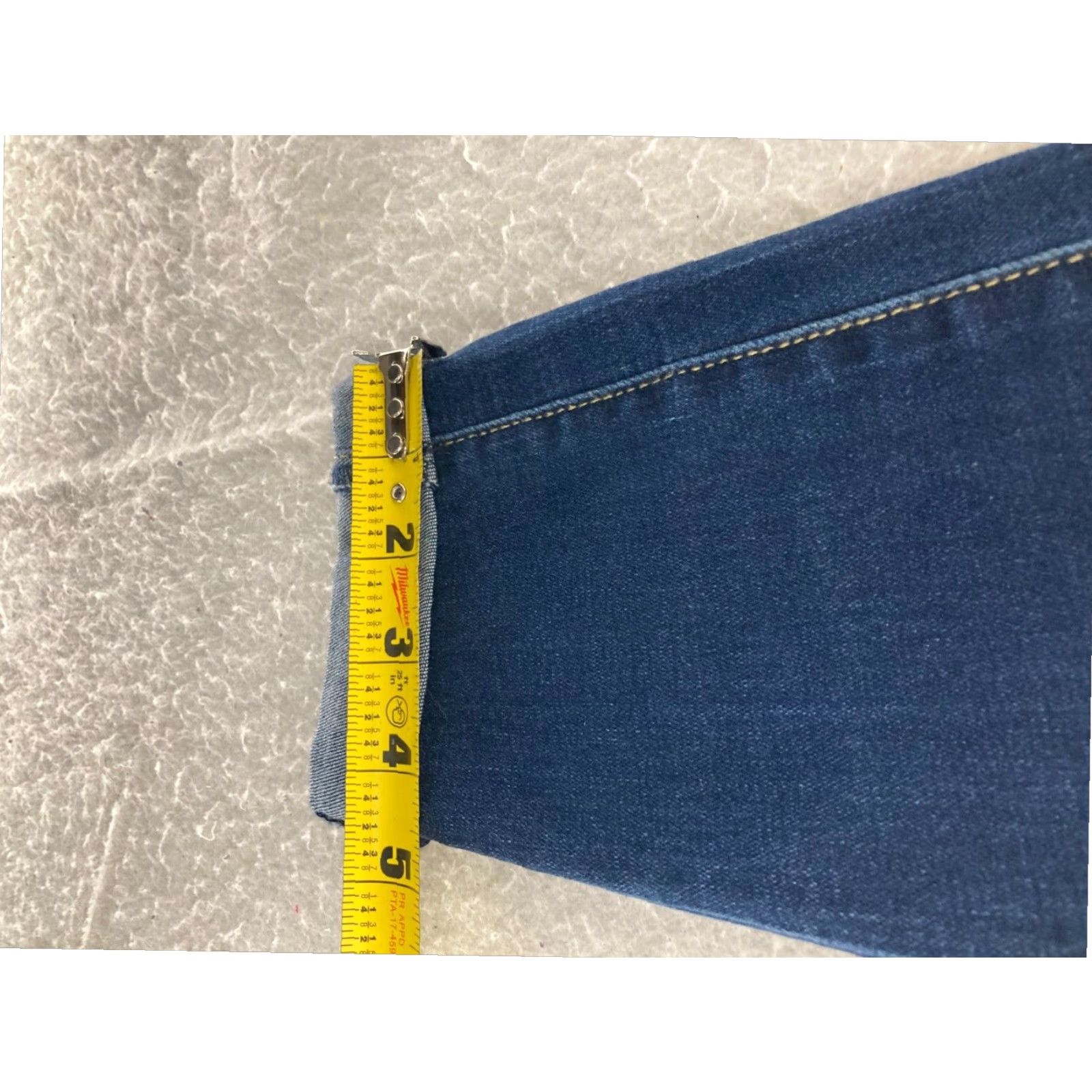Vintage California Vintage Womens Light Blue Ripped Knee Skinny Jeans Size 27" / US 4 / IT 40 - 6 Thumbnail