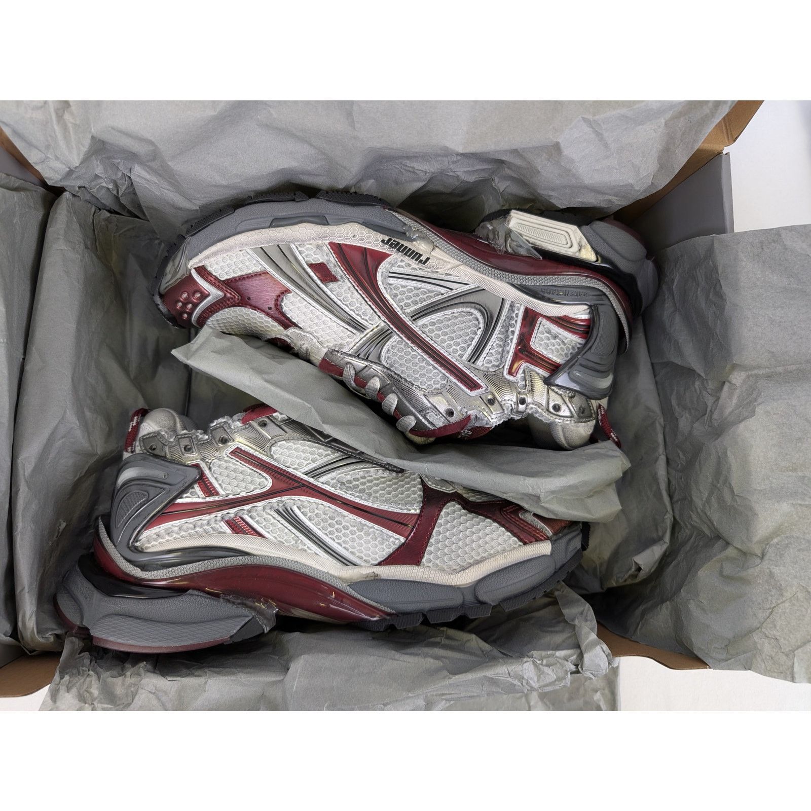 Balenciaga o1rshd1 Q:2 / Four Color Rubber Runners in Multicolor Size US 11 / EU 44 - 18 Thumbnail