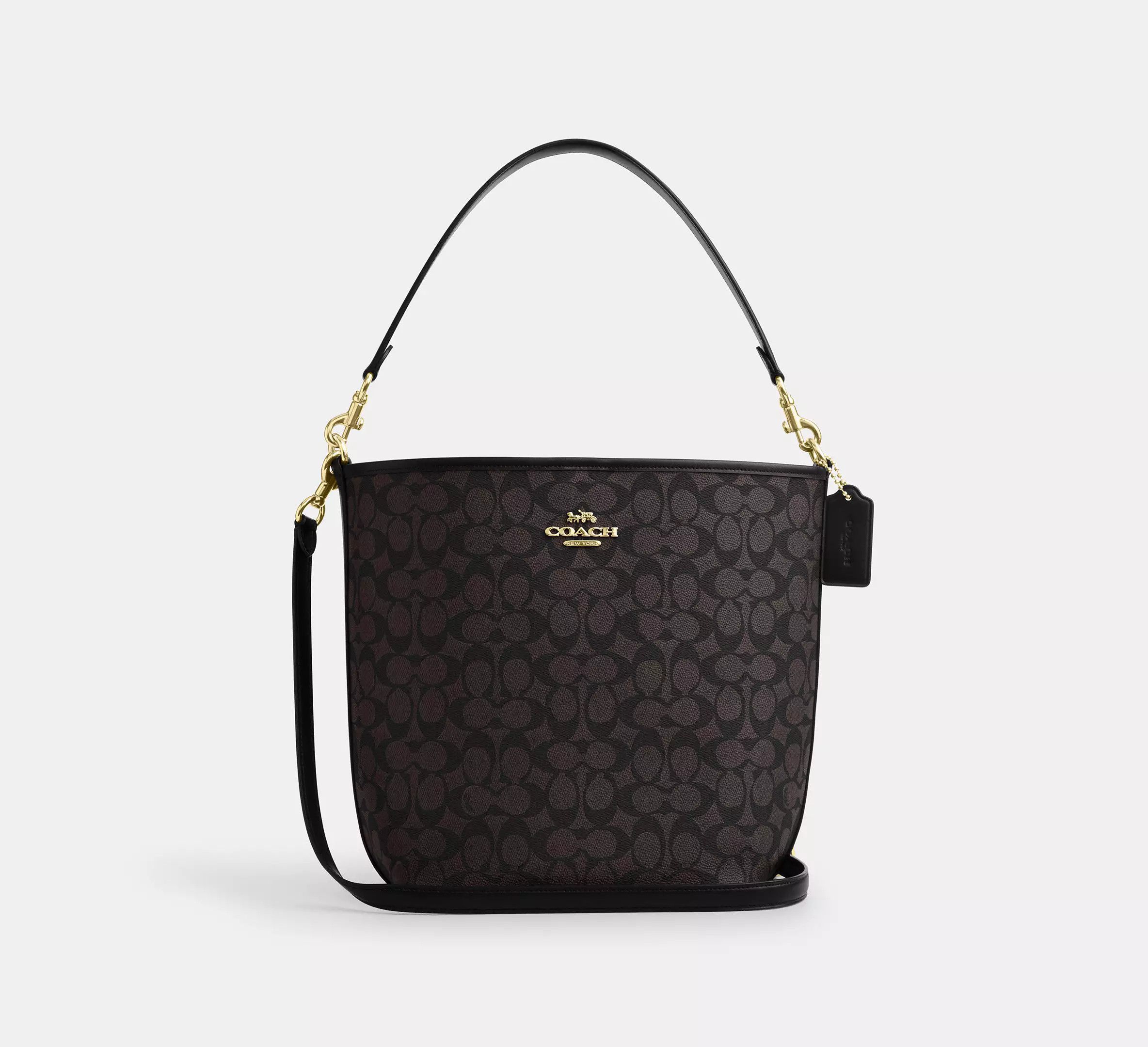 Coach City Large Bucket Bag In Signature Canvas CT802 Size ONE SIZE - 9 Thumbnail