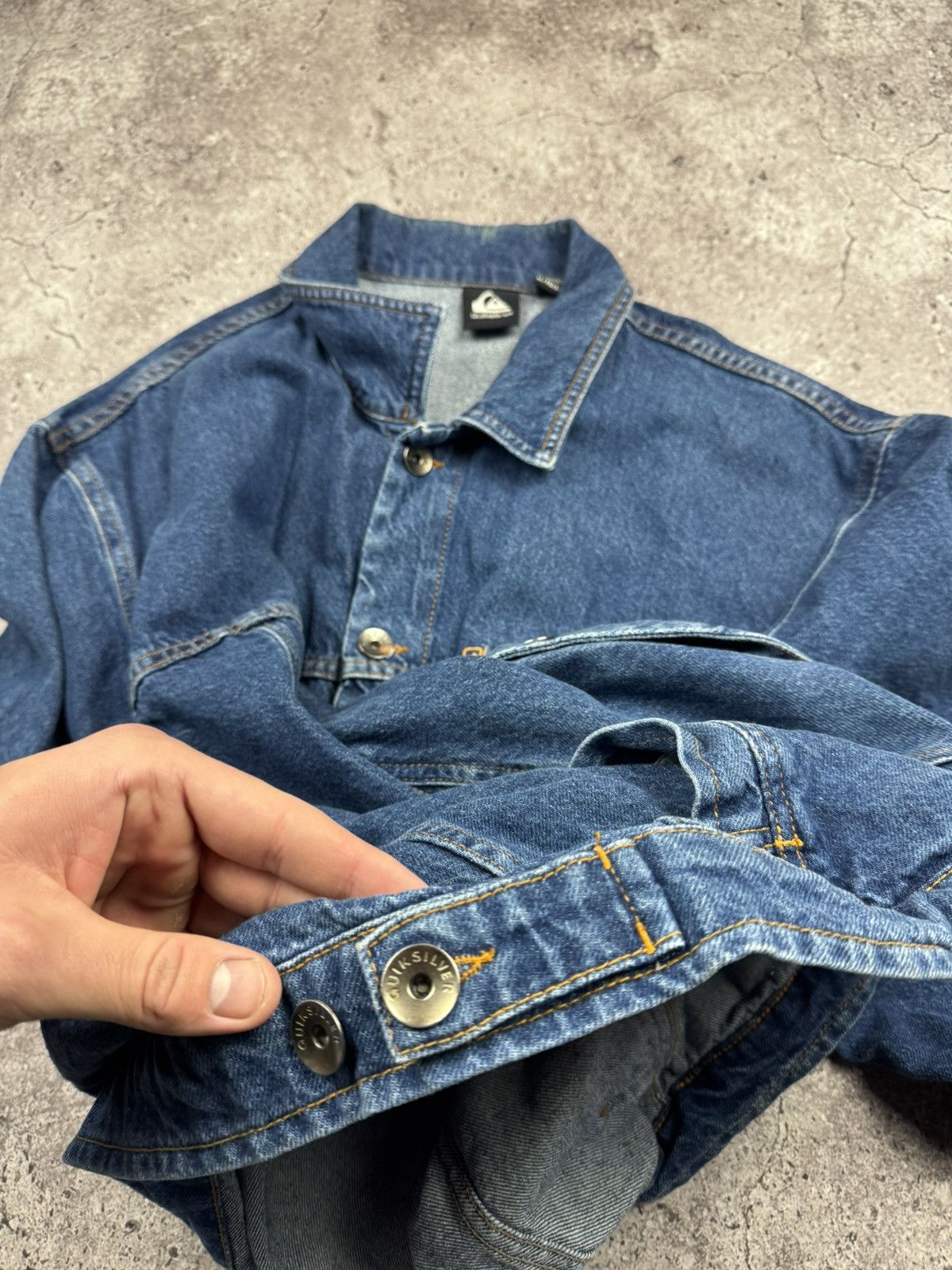 Quiksilver Quiksilver Vintage Y2K Denim Jacket size Xl Size US XL / EU 56 / 4 - 7 Thumbnail