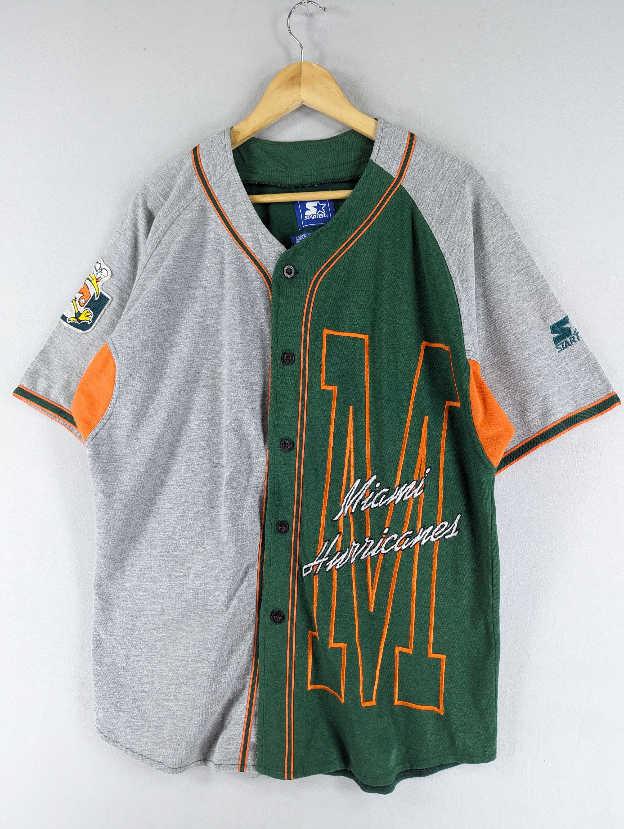 Starter Vintage Starter Miami Hurricanes Baseball Jersey Size US M / EU 48-50 / 2 - 2 Thumbnail