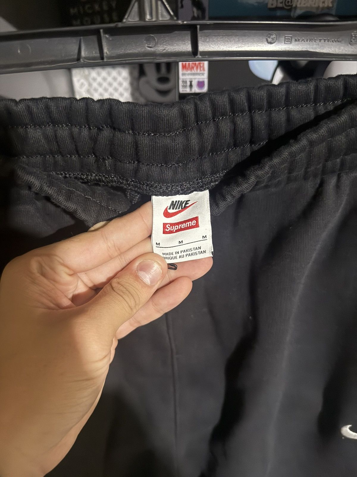 Nike × Supreme Supreme Nike Black Sweatpants SS25 Size US 31 - 4 Thumbnail