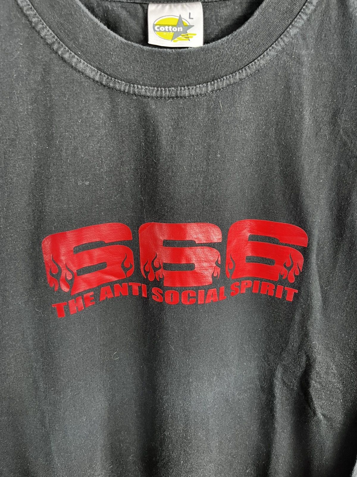 Vintage The antisocial spirit 666 long sleeve Size US L / EU 52-54 / 3 - 2 Thumbnail