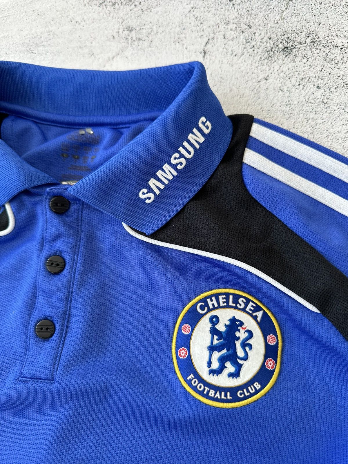 Adidas Adidas Chelsea 2007/2008 Vintage Polo Shirt Size US L / EU 52-54 / 3 - 5 Thumbnail