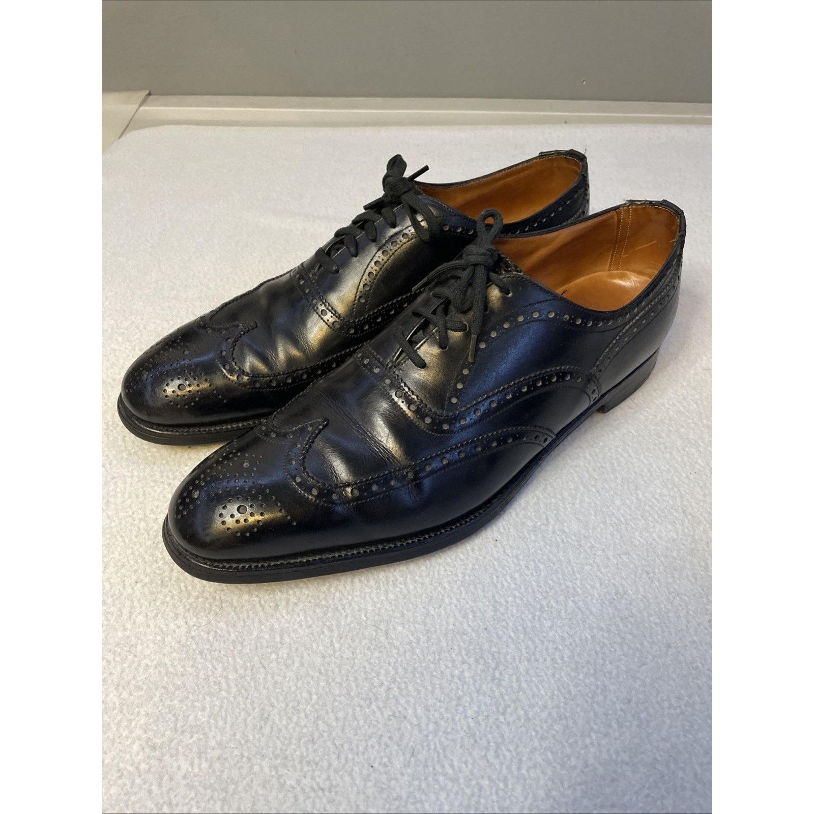 Brooks Brothers VTG Brooks Brothers Brooks English Devon Black Leather Size US 11.5 / EU 44-45 - 1 Thumbnail
