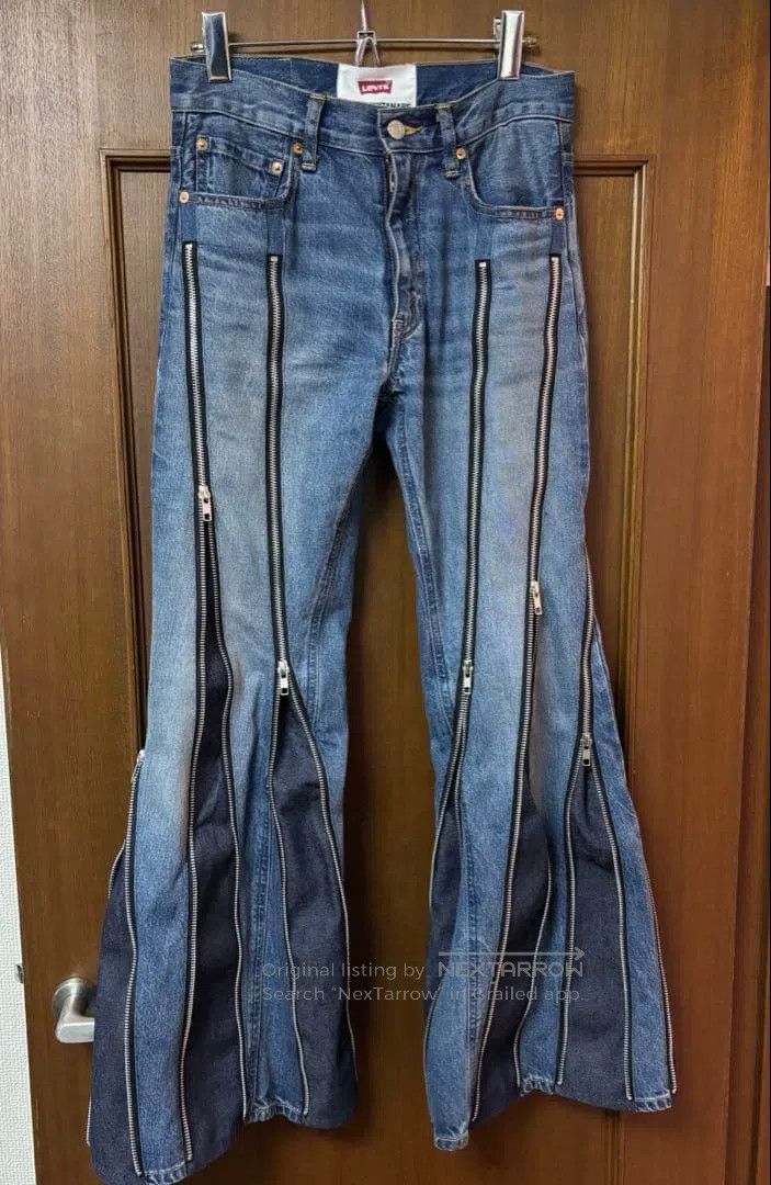 Junya Watanabe Junya Watanabe Size XS Zipper Denim Pants Size US 27 - 2 Thumbnail