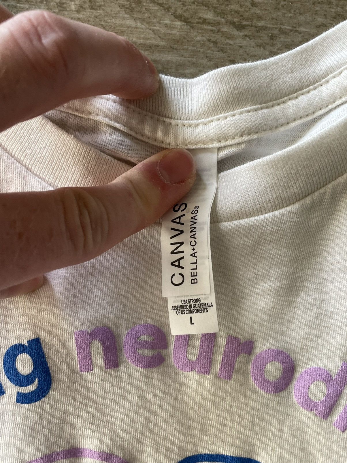 Canvas Nurturing neurodiversity shirt Size US L / EU 52-54 / 3 - 2 Thumbnail