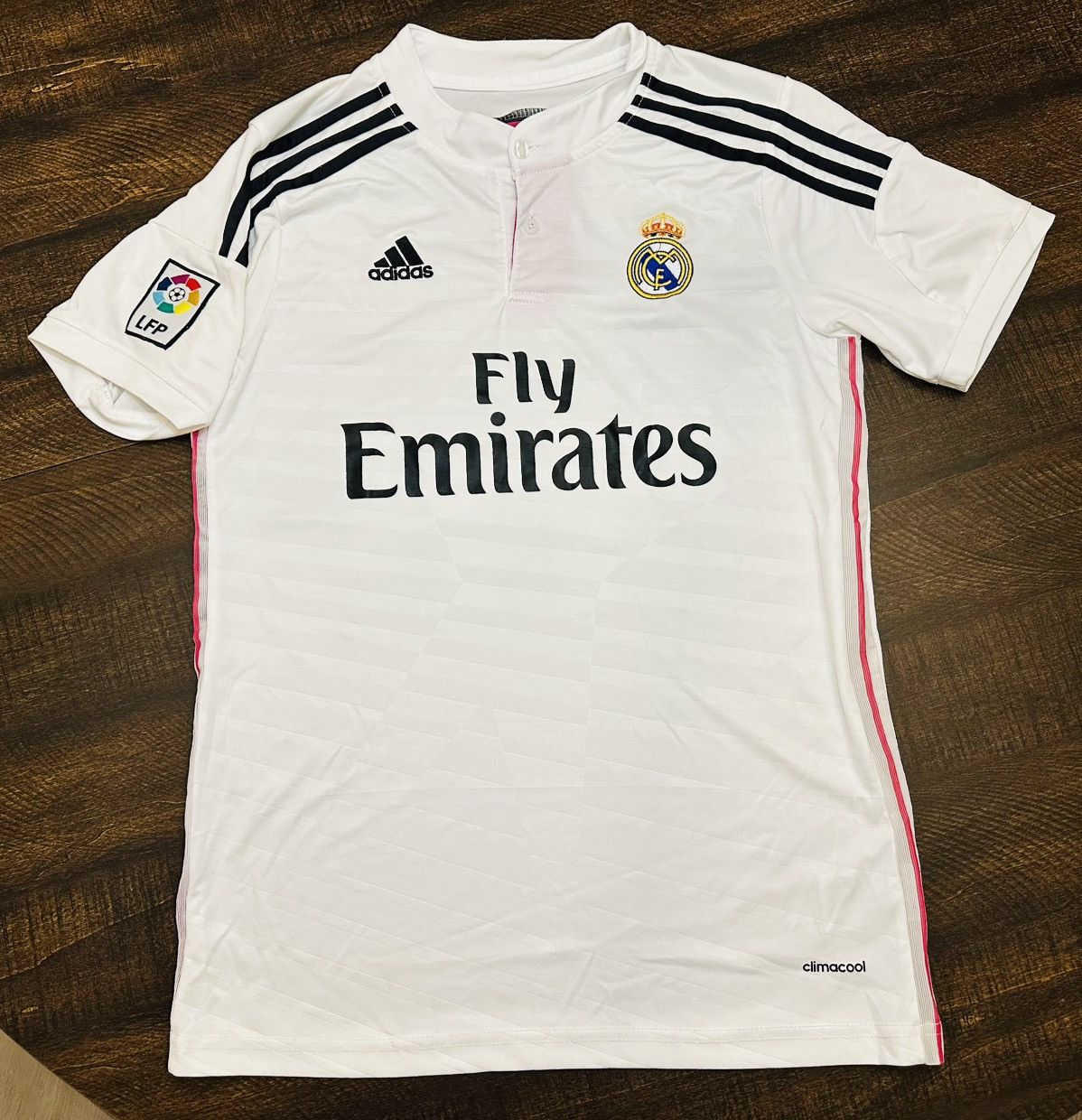 Adidas REAL MADRID 2014/2015 ADIDAS HOME SOCCER SHIRT MEN'S JERSEY Size US S / EU 44-46 / 1 - 1 Thumbnail