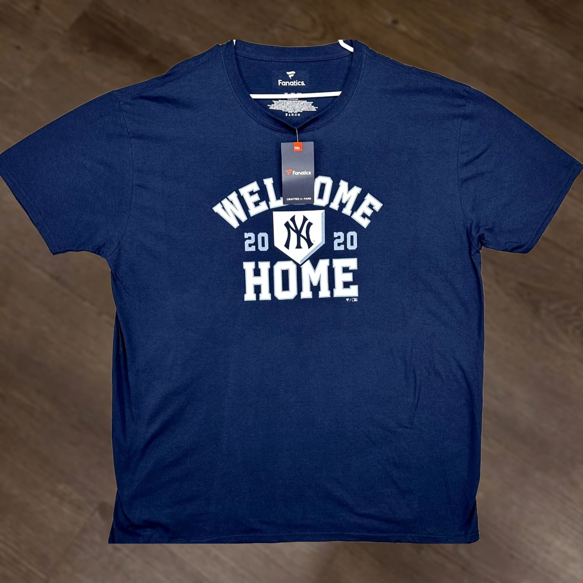 Vintage VINTAGE New York Yankees Shirt Adult 2XL Navy Blue Graphic T-Shirt Mens Fanatics NEW Size US XXL / EU 58 / 5 - 1 Thumbnail