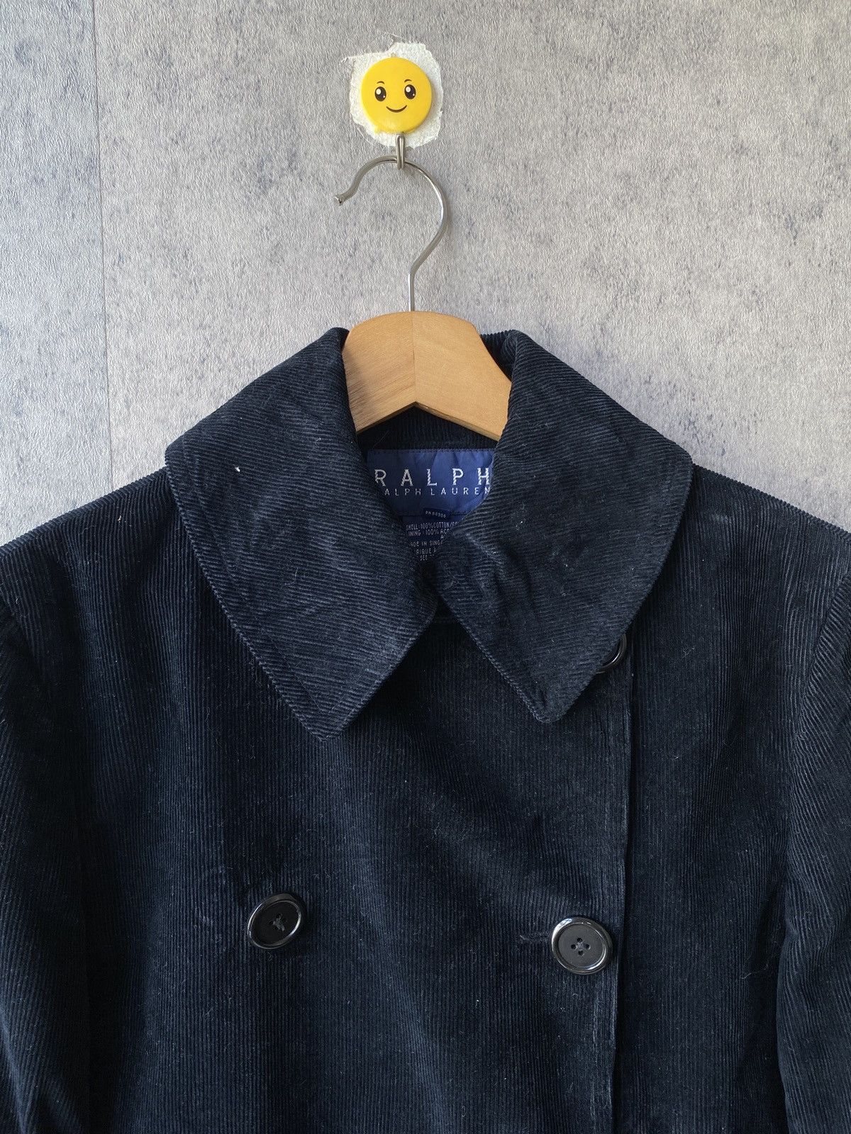 Ralph Lauren Vintage 90s Ralph Lauren Double Breasted Corduroy Jacket Size US S / EU 44-46 / 1 - 4 Thumbnail