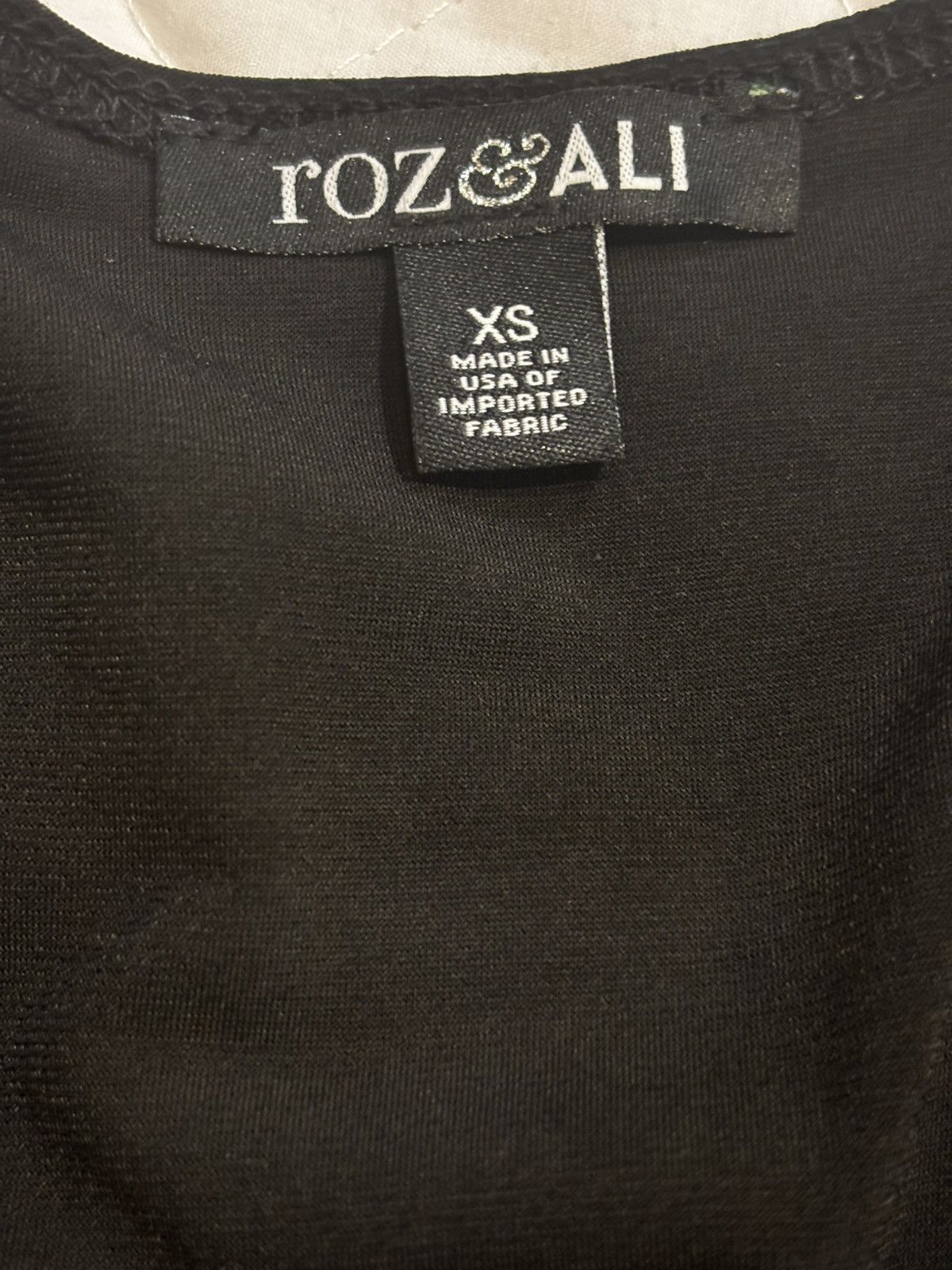 Other Black Top with beads details.wt1342 Size XS / US 0-2 / IT 36-38 - 10 Thumbnail