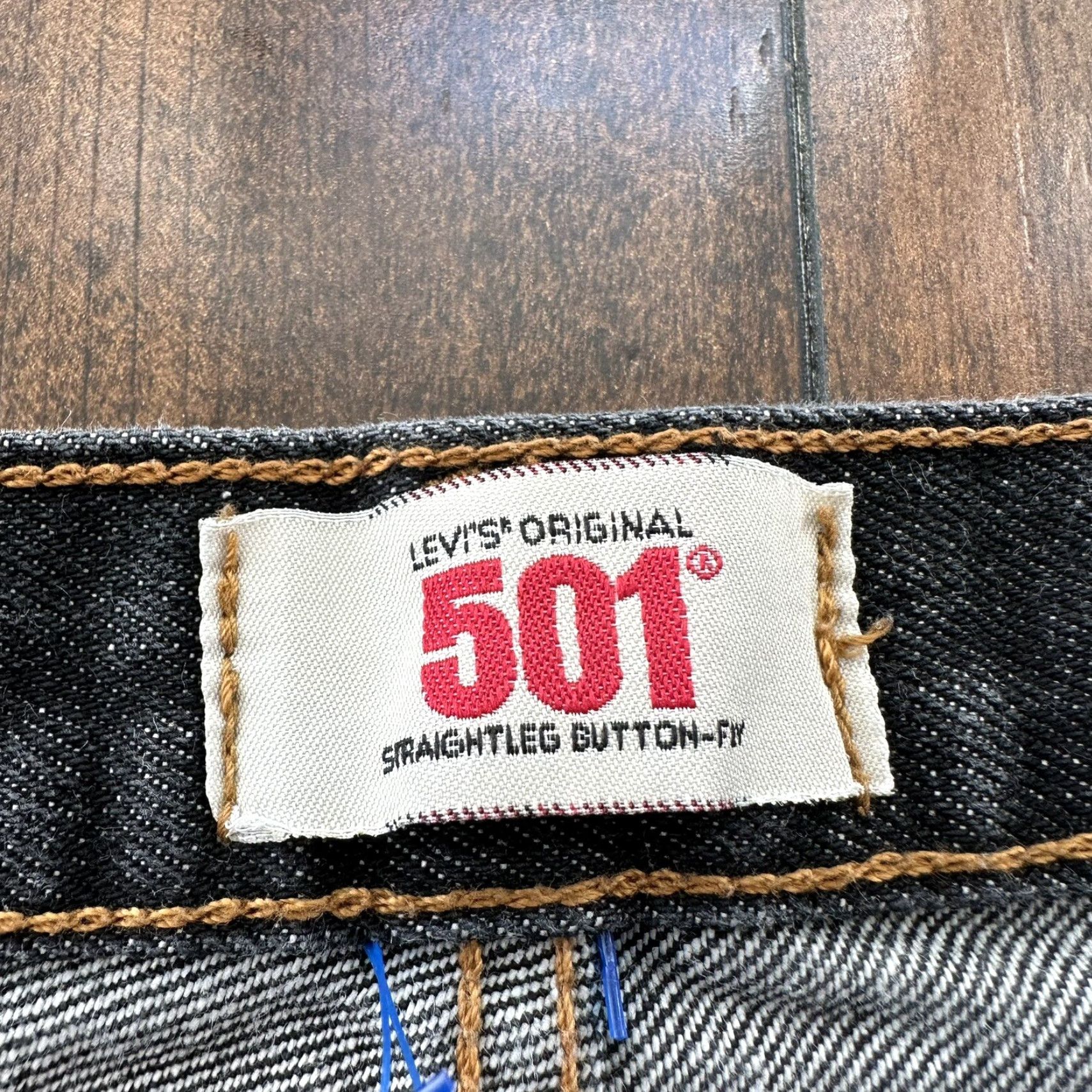 Levi's VINTAGE Levi's 501 XX Jeans 38x30 Black Light Wash 90s Mens Size US 38 / EU 54 - 4 Thumbnail