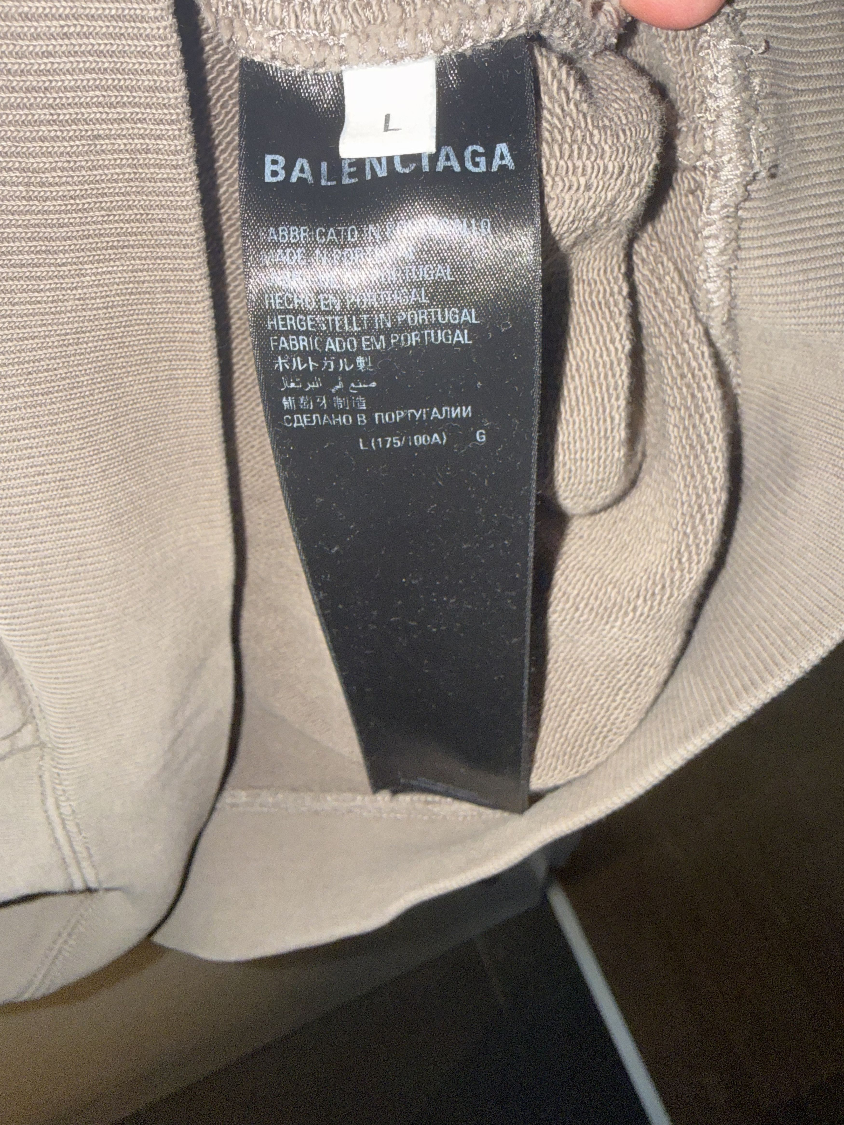 Balenciaga Balenciaga Brown Logo Hoodie Size US L / EU 52-54 / 3 - 7 Thumbnail