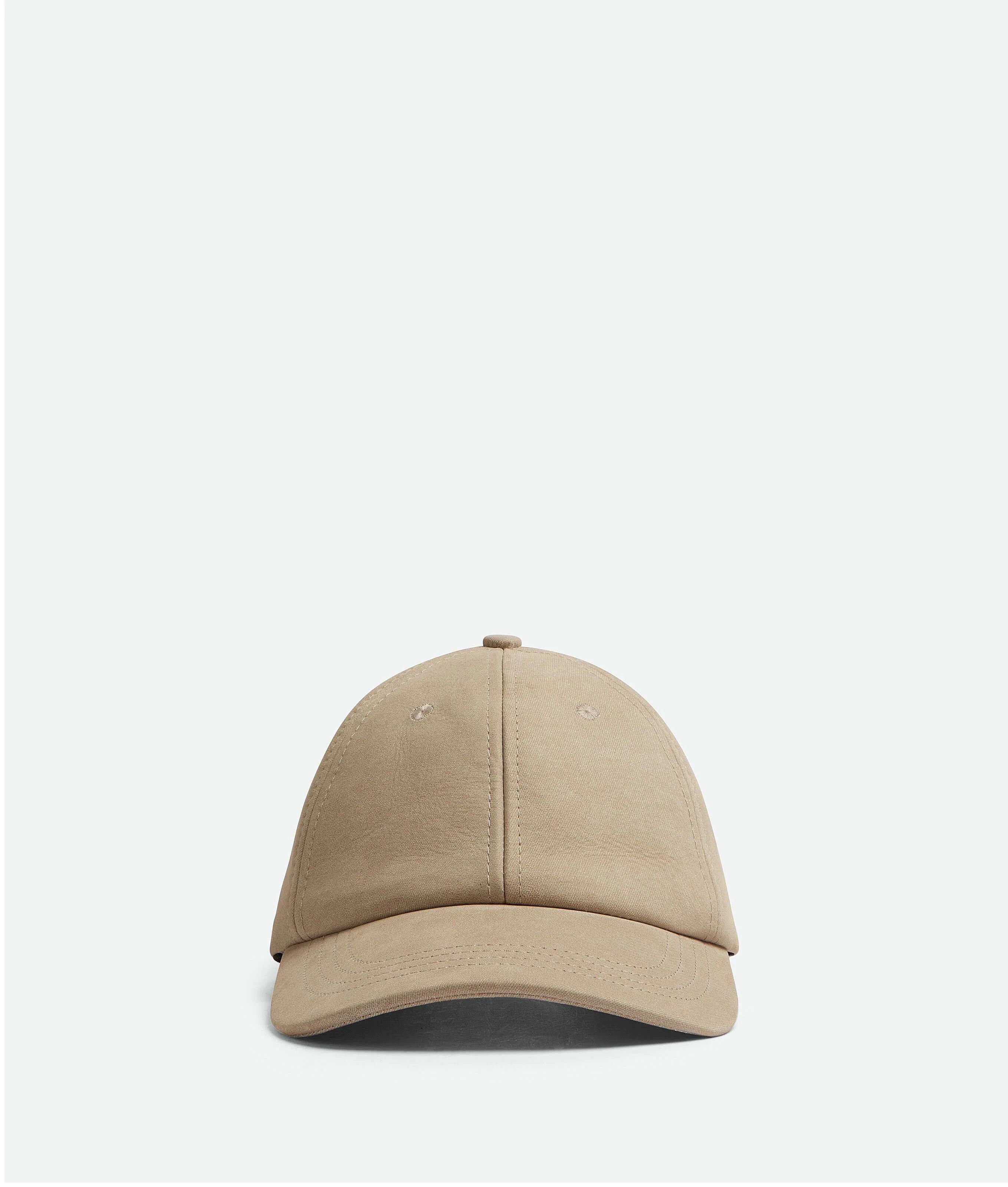 Bottega Veneta o1n1vont0924 Size: M / Printed Leather Cap in Beige Size ONE SIZE - 1 Thumbnail