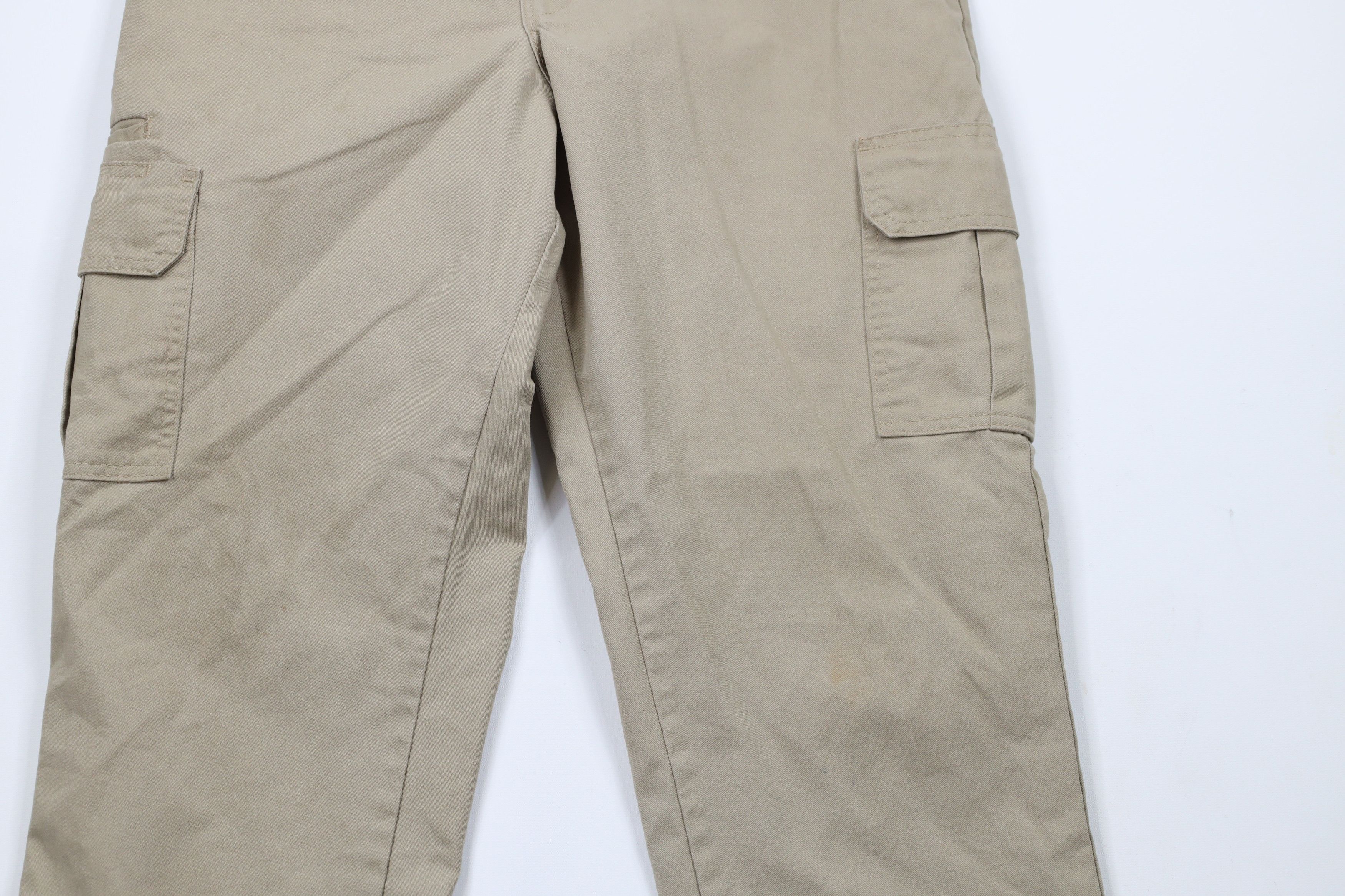 Dickies × Vintage Vintage Dickies Straight Leg Dungaree Cargo Pants Beige Size US 34 / EU 50 - 3 Thumbnail