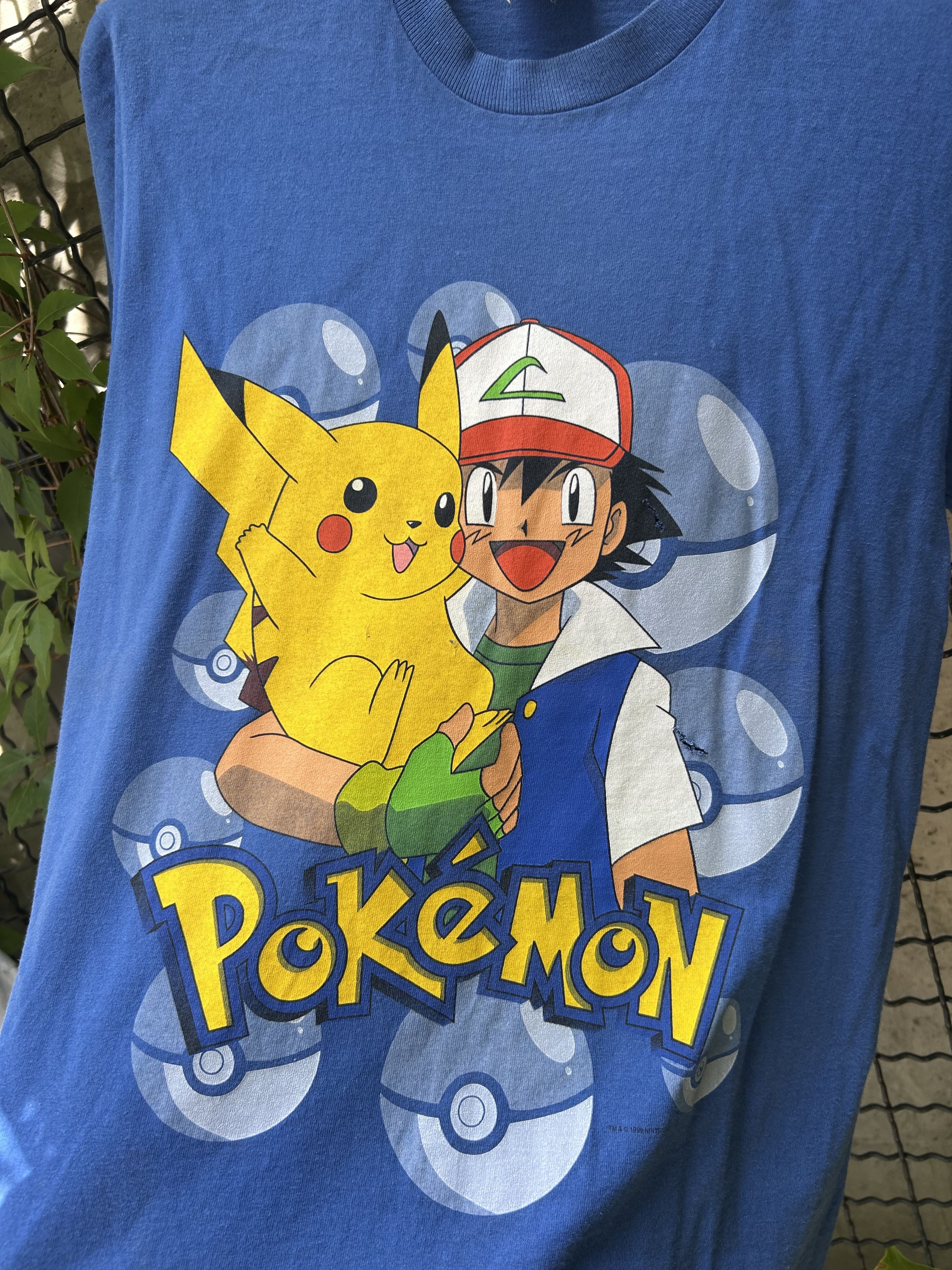 Anime Vintage 1999 Pokemon Anime Movie T-shirt Size US S / EU 44-46 / 1 - 5 Thumbnail