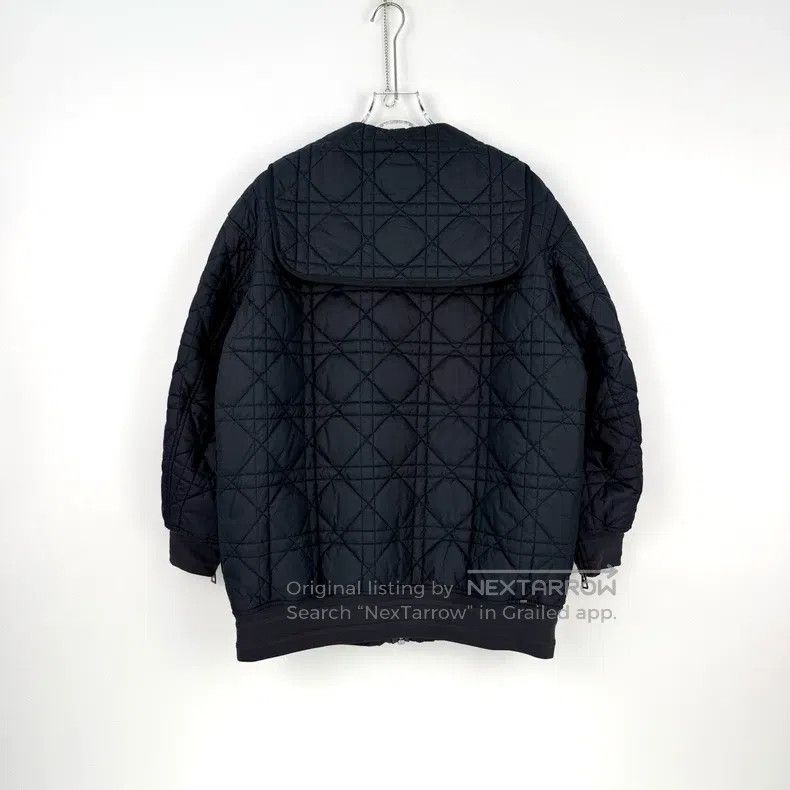 Dior Dior Dark blue embroidered bee diamond plaid navy collar c Size S / US 4 / IT 40 - 4 Thumbnail