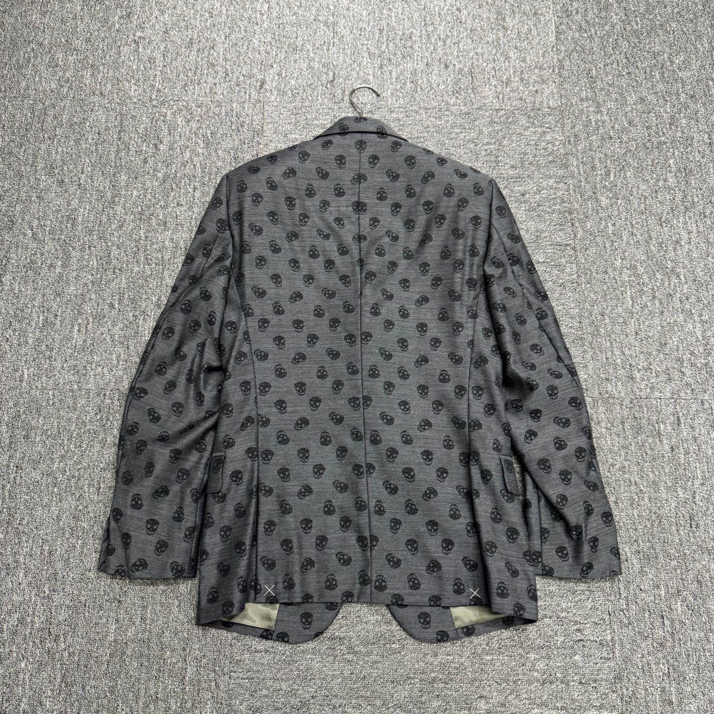 Alexander McQueen Alexander Mcqueen Skull Allover Wool Blazer 44 Size 44R - 5 Thumbnail